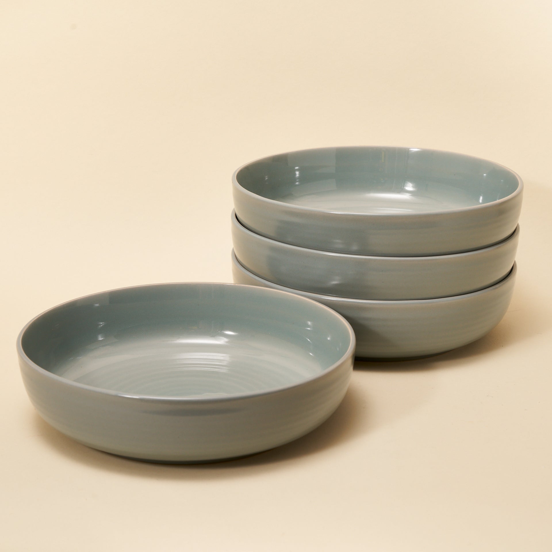 Essential Low Bowls - Sky (Set of 4)