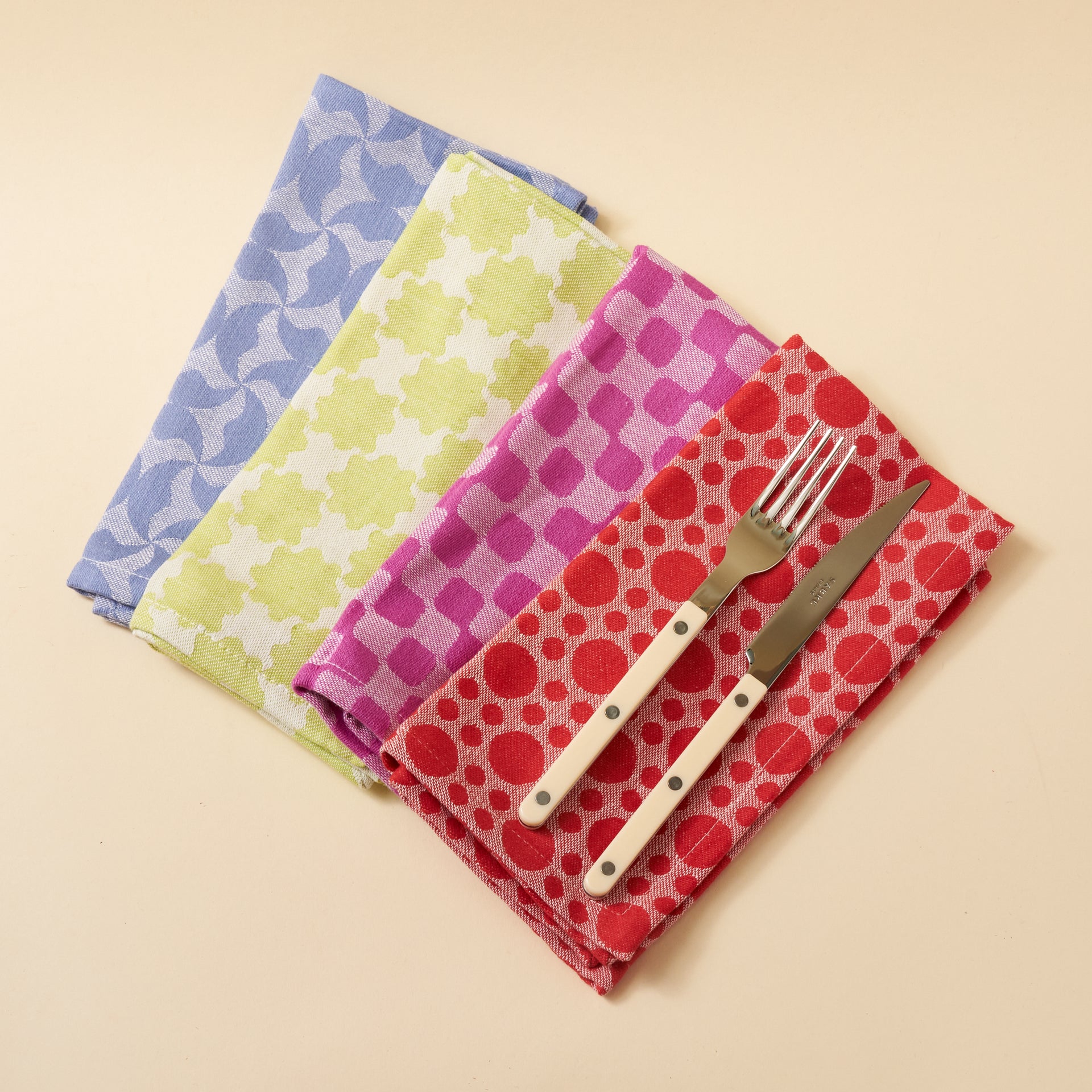 Dusen Dusen Pattern Napkins (Set of 4)