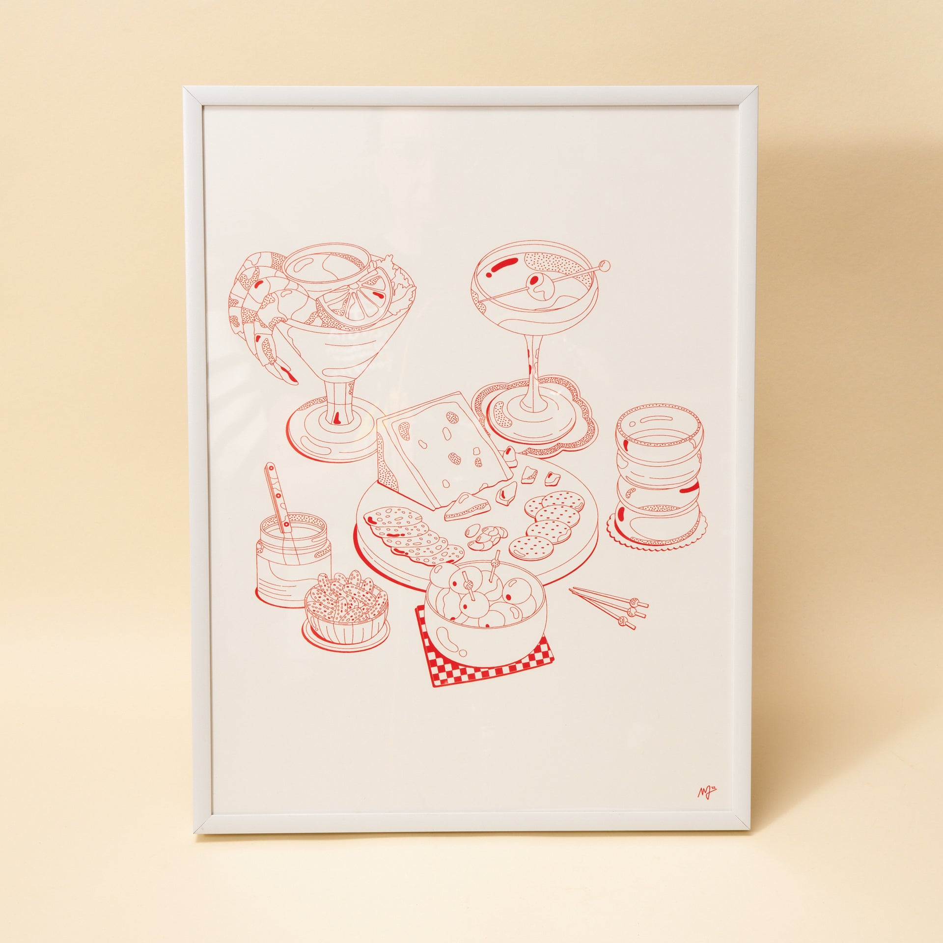 Big Night Print by Marianna Fierro