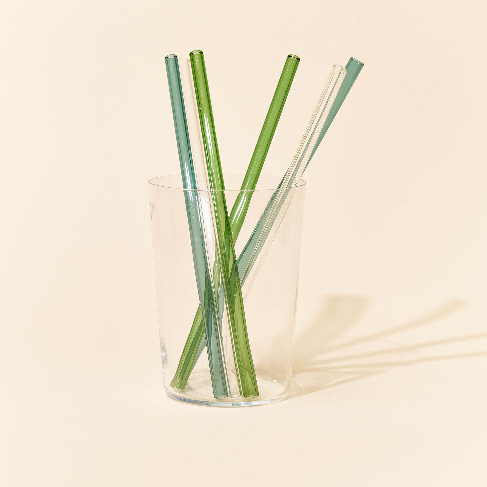 Hawkins New York Essential Glass Straws - Set of 6 - Blue