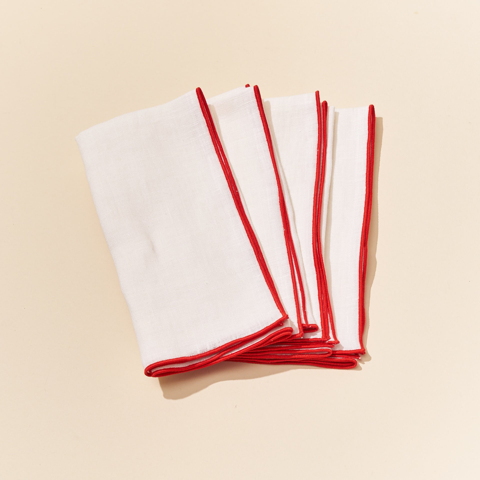 Madre Linen Napkins - Leche (Set of 4)