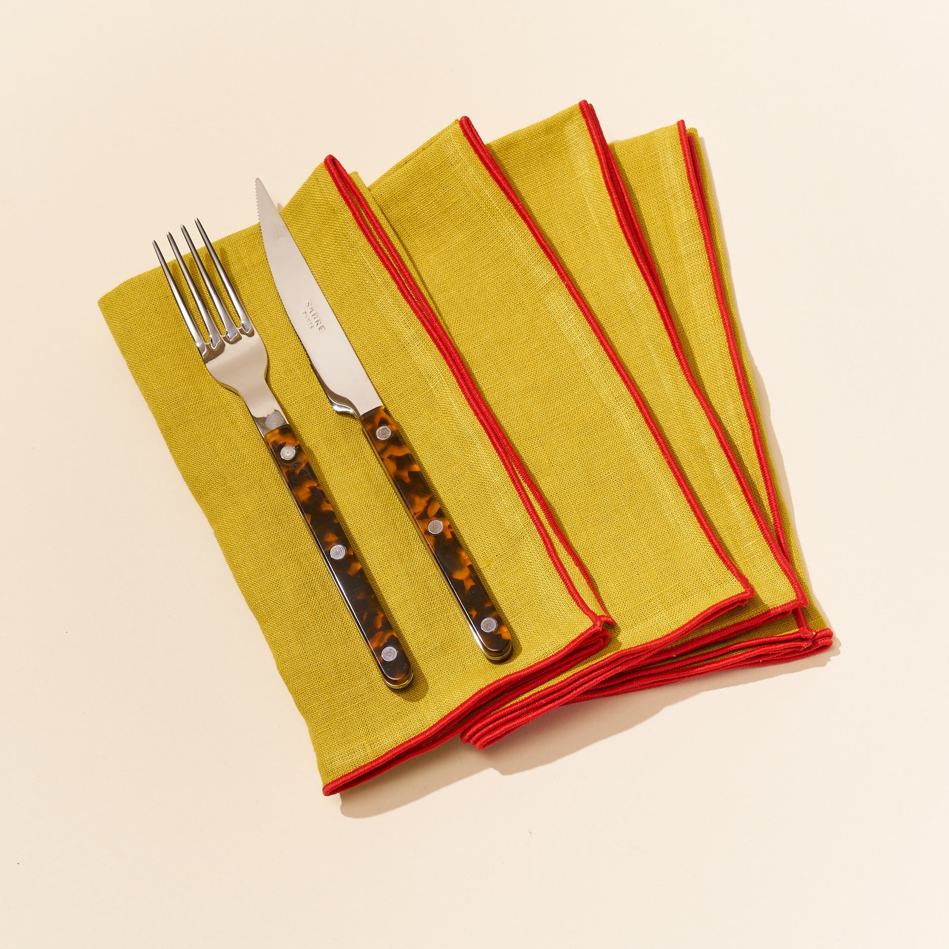Madre Linen Napkins - Pomelo (Set of 4)