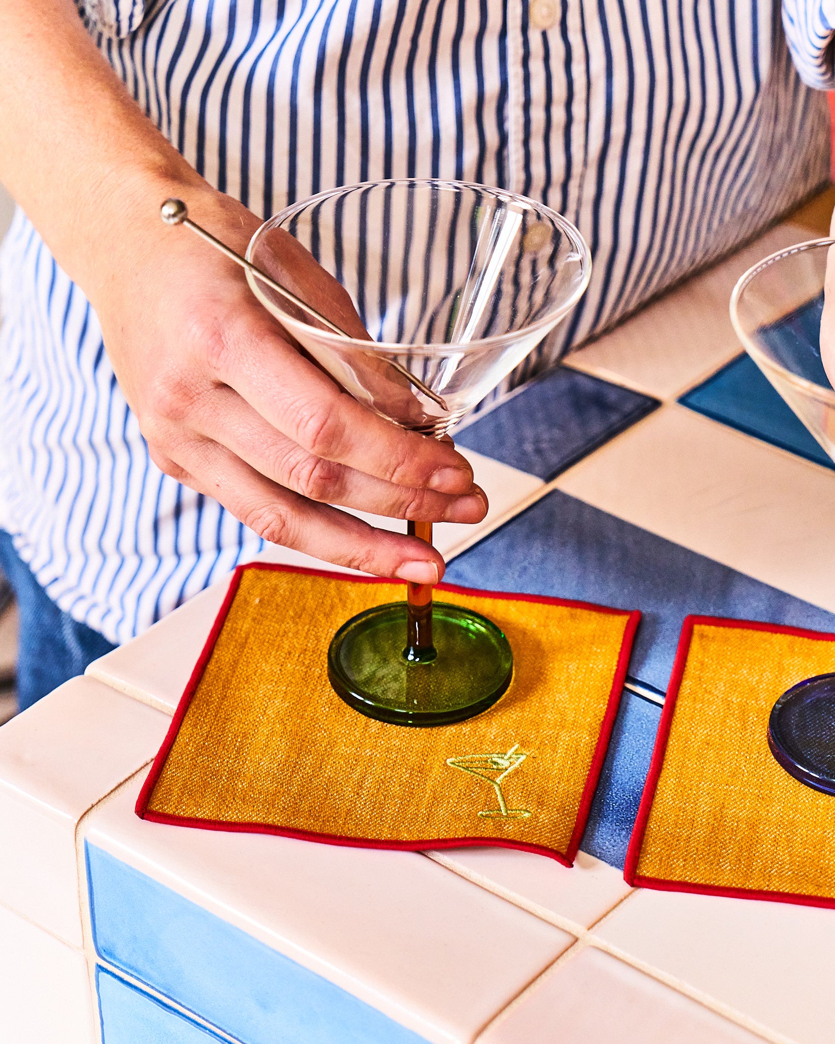 Martini Night Cocktail Napkin Set