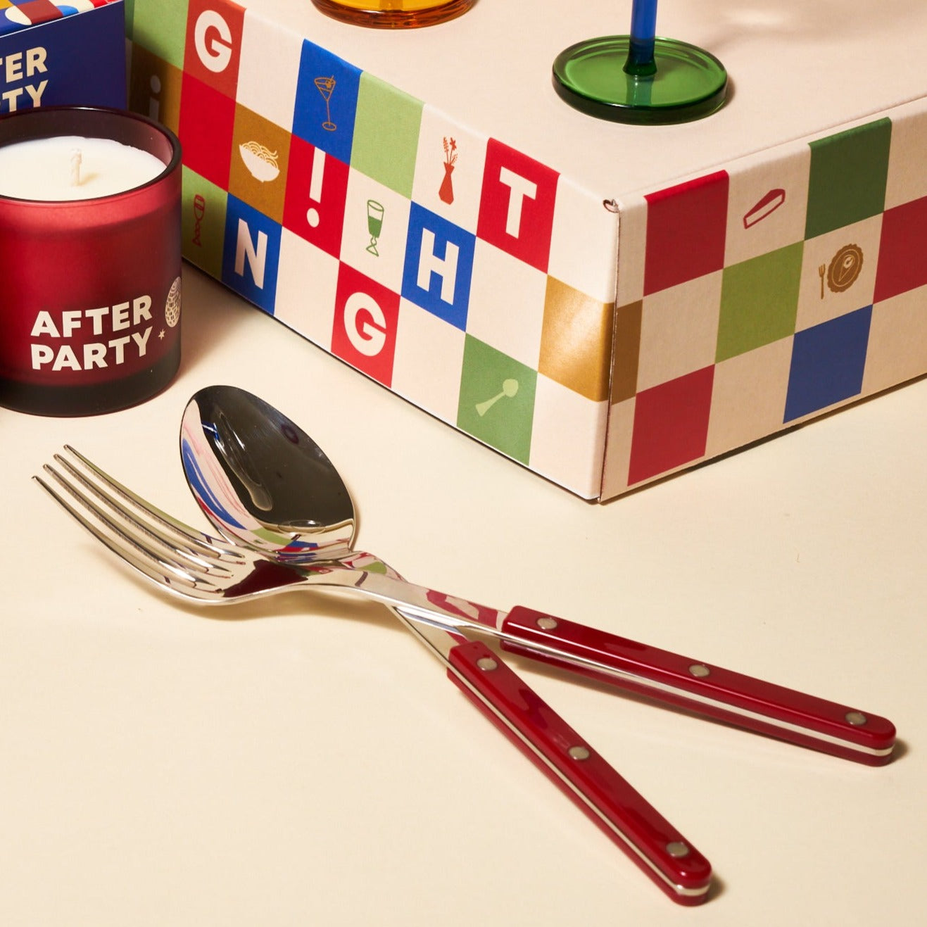 Bistrot Serving Set - Red