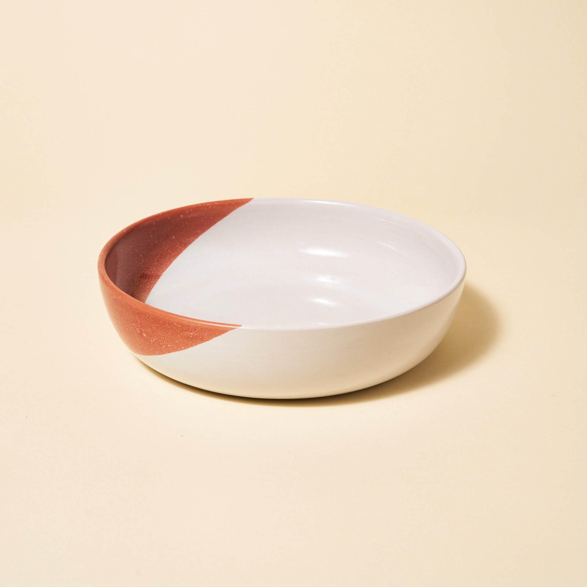 Painted Shallow Bowl