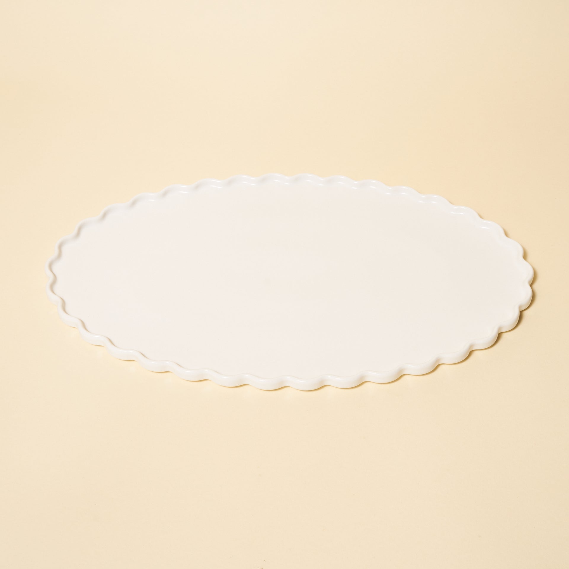 Wavy Oval Platter
