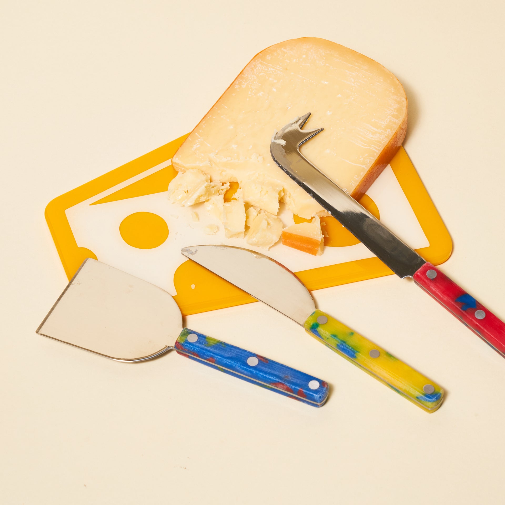Rainbow Cheese Knives Set