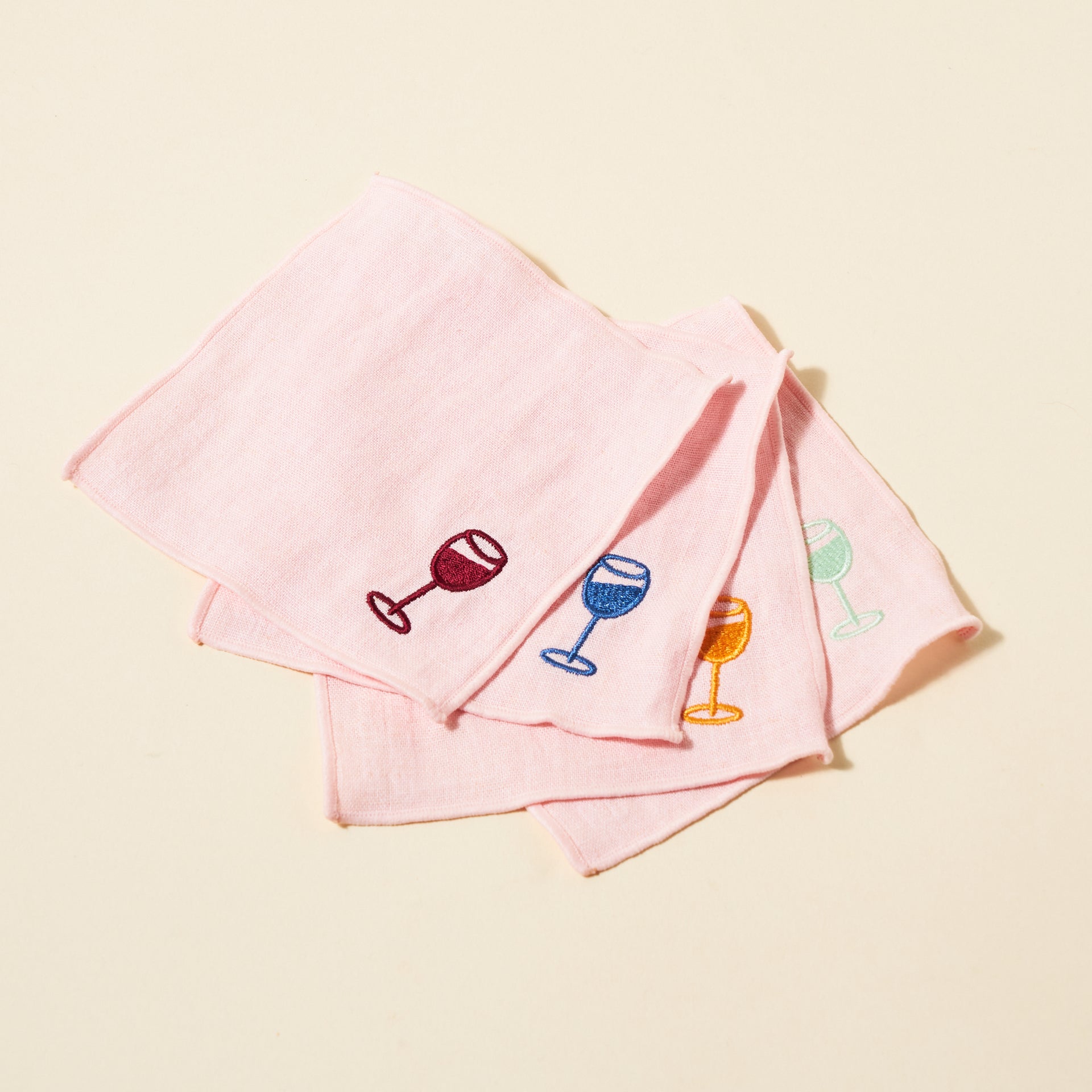 Wine O'Clock Cocktail Napkins (Set of 4)
