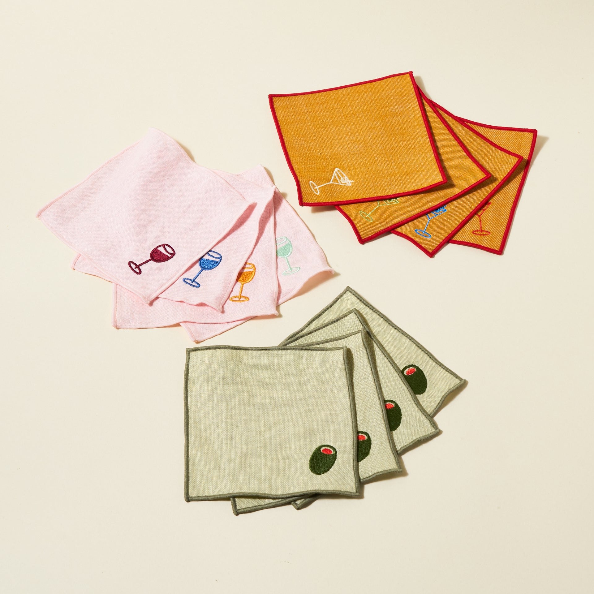Wine O'Clock Cocktail Napkins (Set of 4)