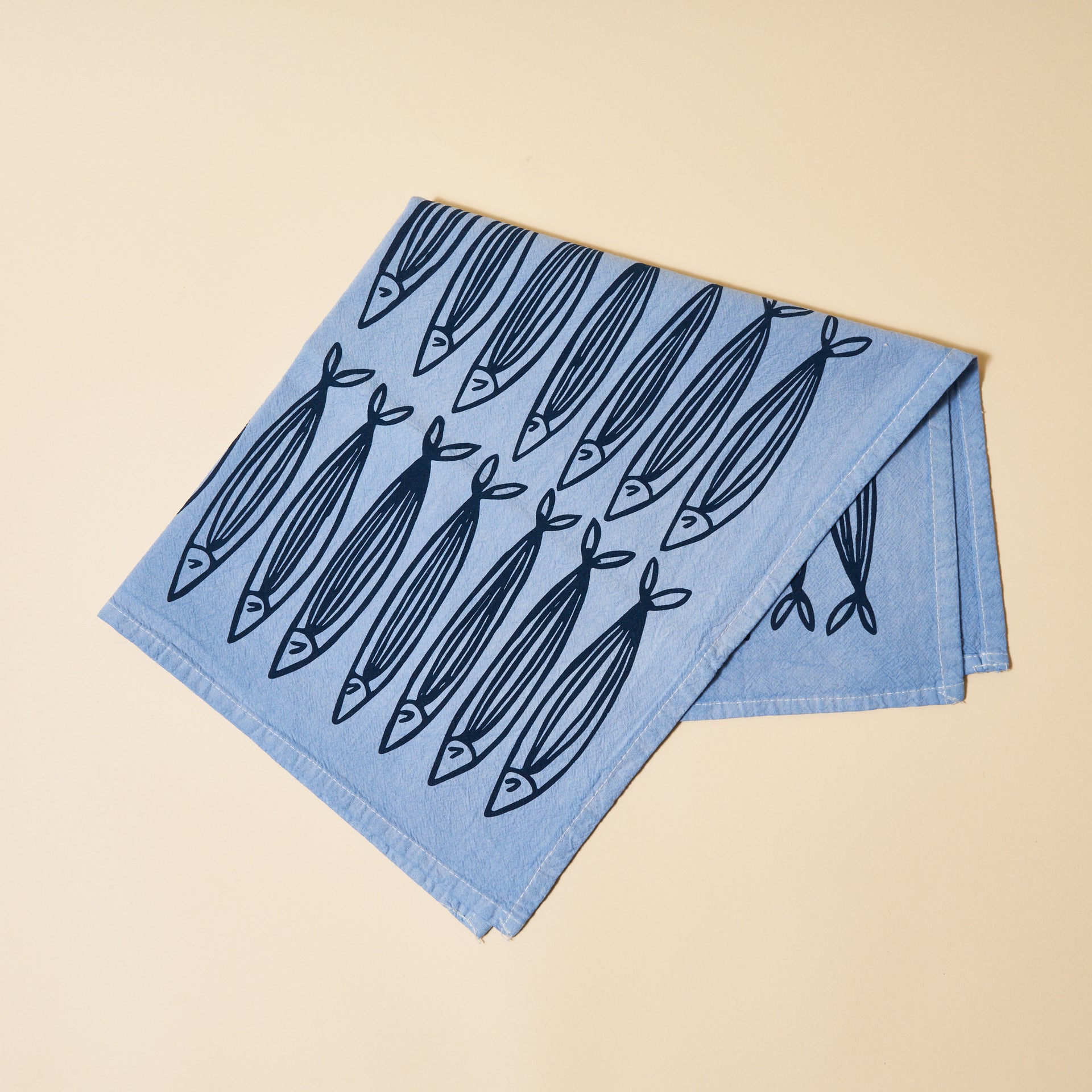 Hand-Dyed Tea Towel