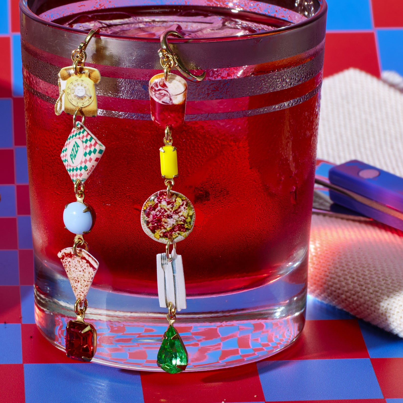 Haricot Vert x Big Night: Pizza Night In Earrings