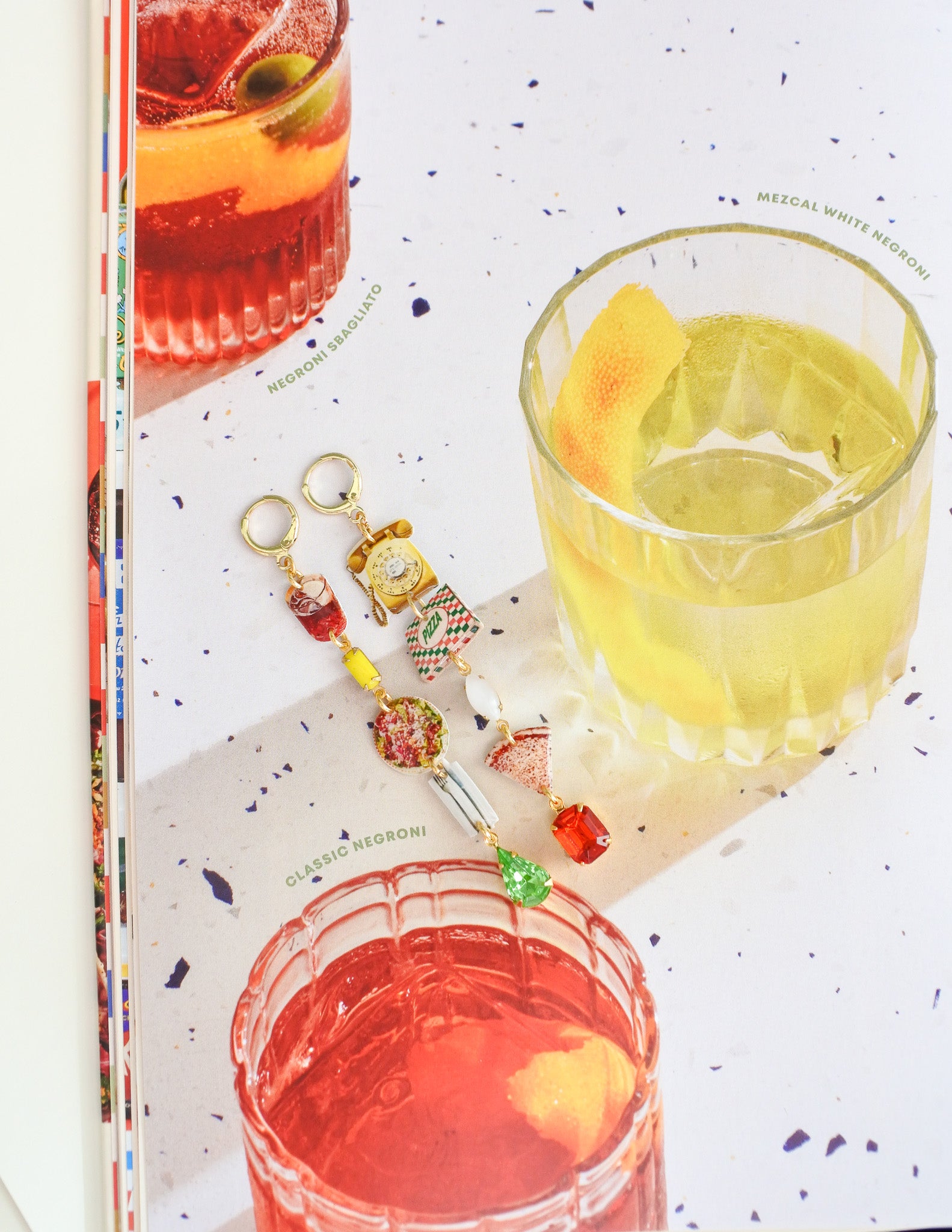 Haricot Vert x Big Night: Pizza Night In Earrings