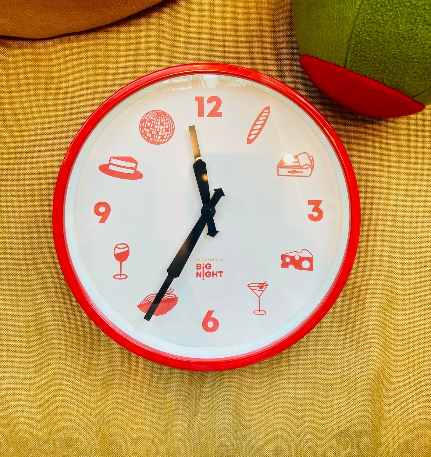 Big Night Clock (Red)