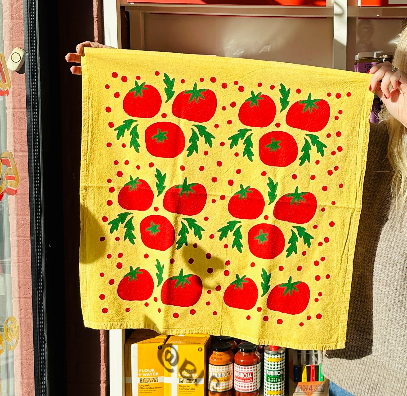 Hand-Dyed Tea Towel
