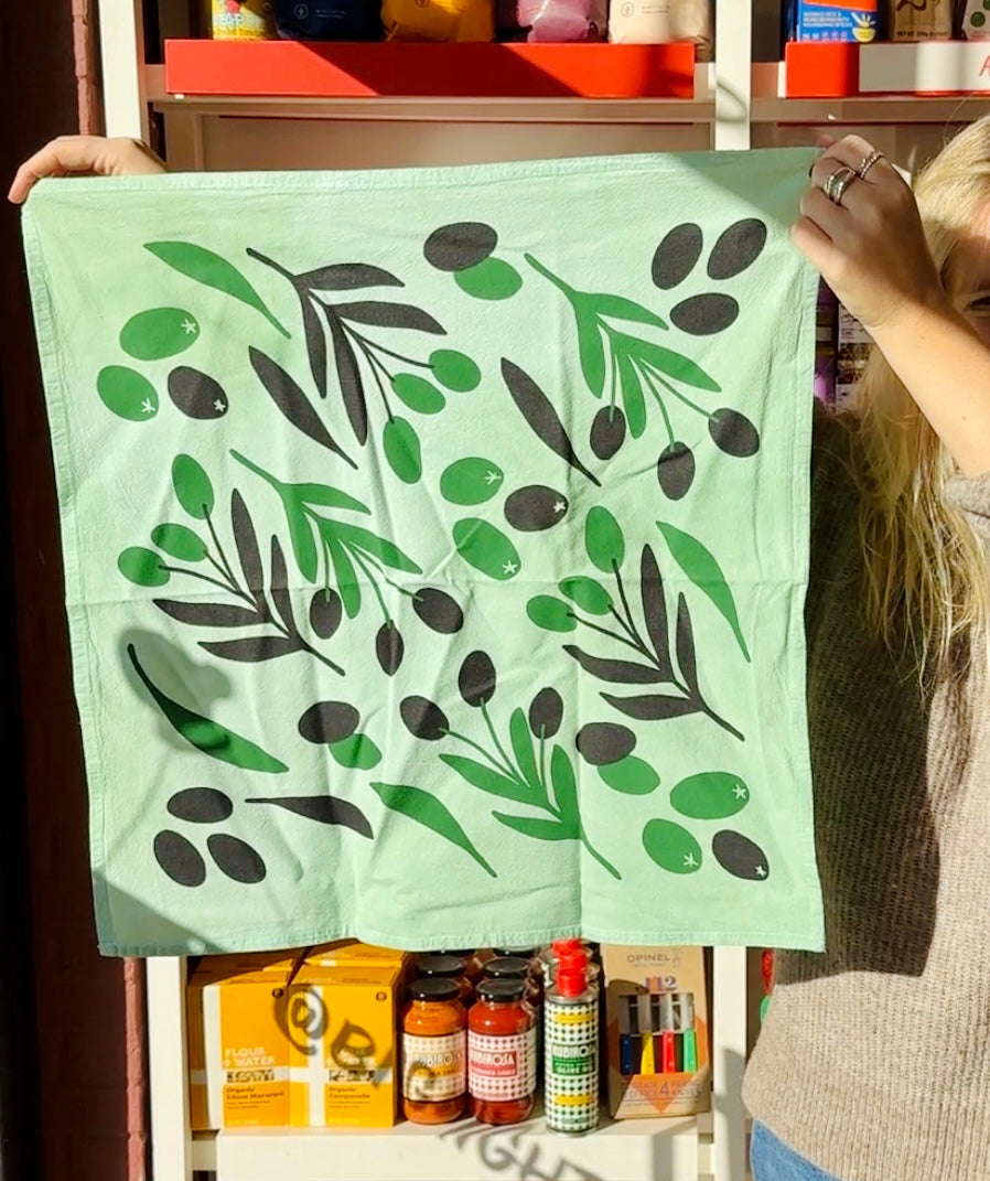Hand-Dyed Tea Towel