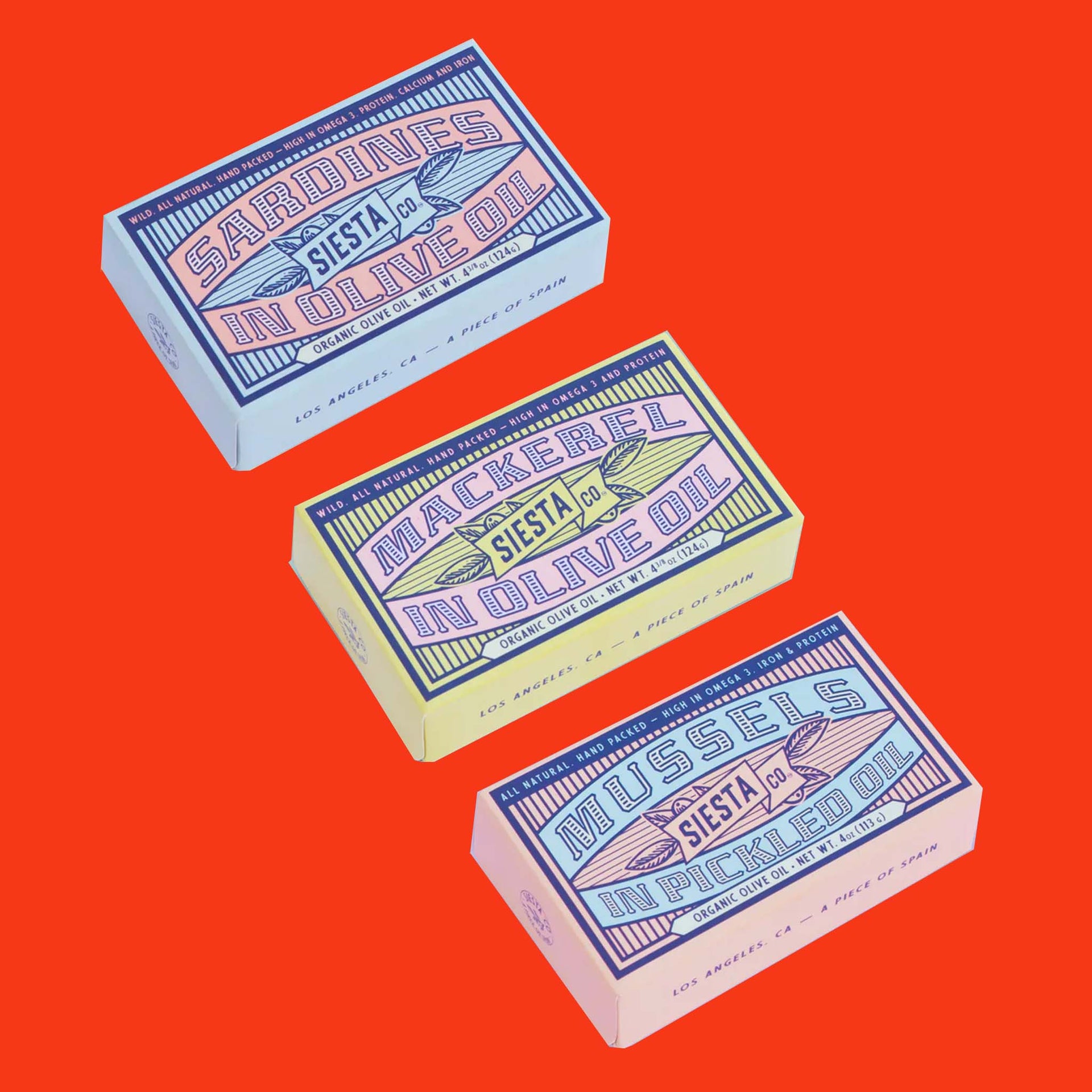 Siesta Co. Tinned Fish Trio