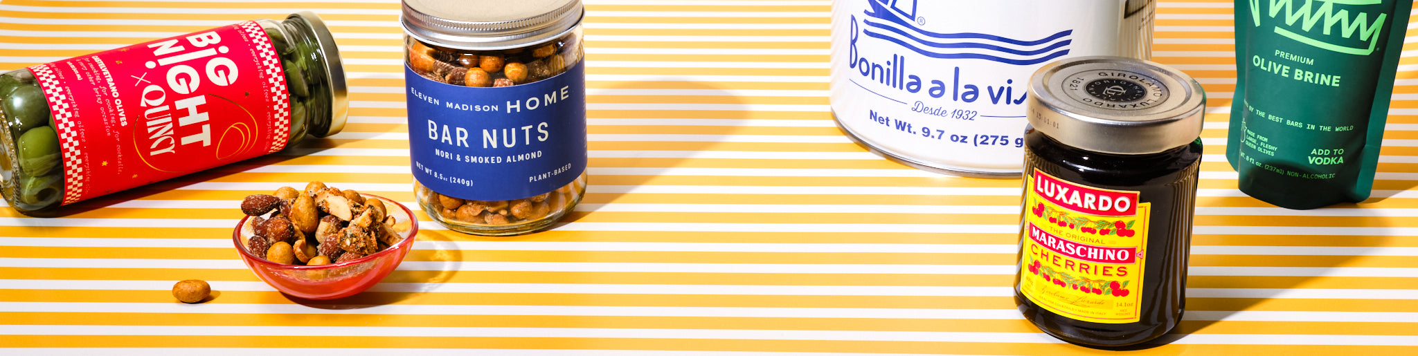 Cocktail Fixings & Snacks