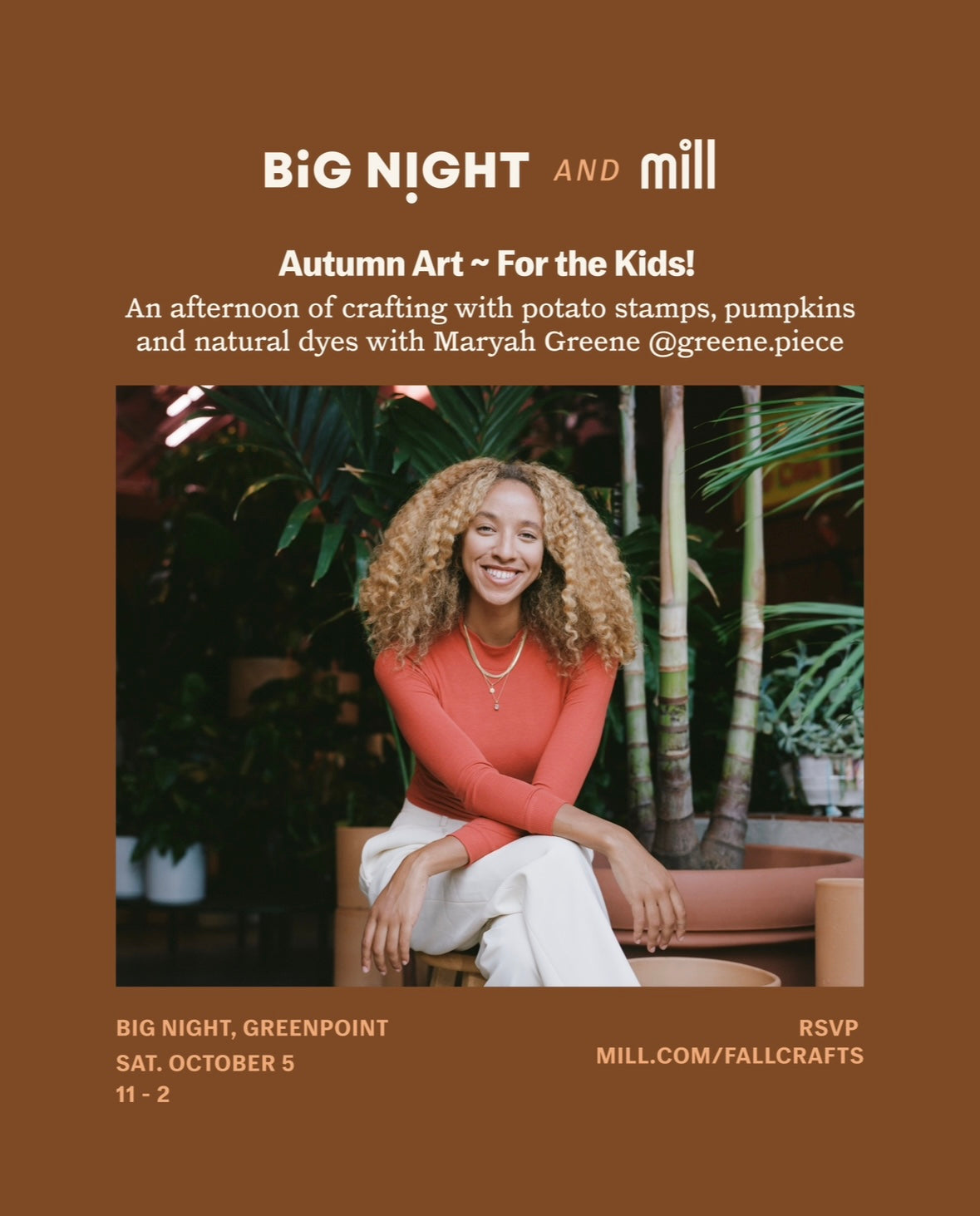 Autumn Art - FOR KIDS with Maryah Greene by Big Night Events and Mill