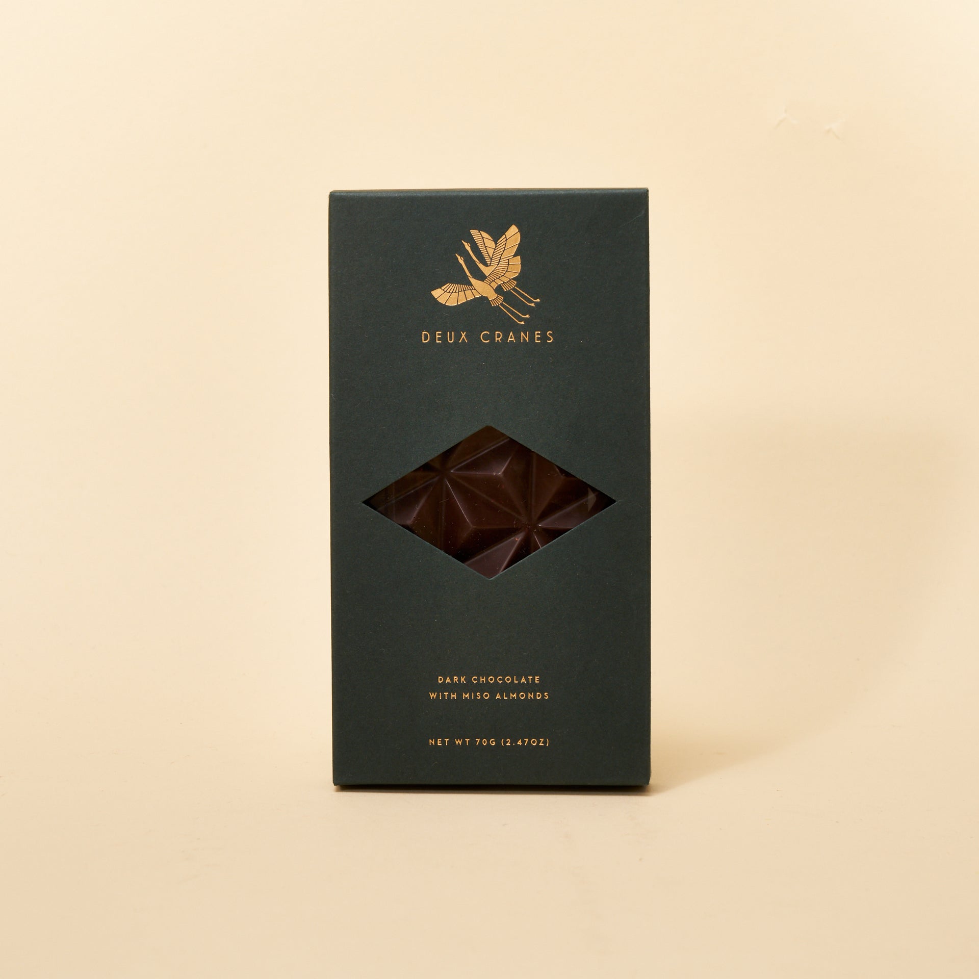 Dark Chocolate with Miso Almonds