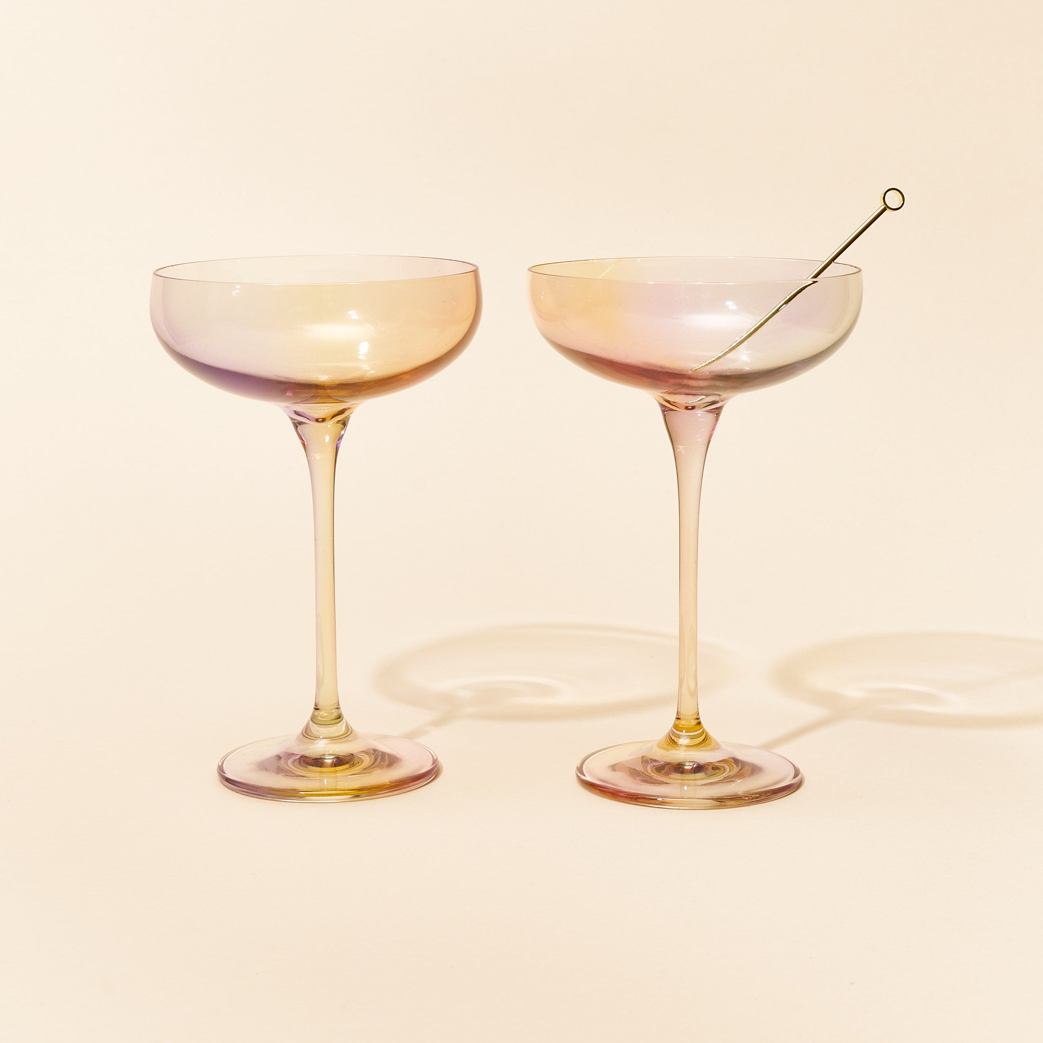 Estelle Colored Wine Stemmed Glasses - Set of 2 {Iridescent}