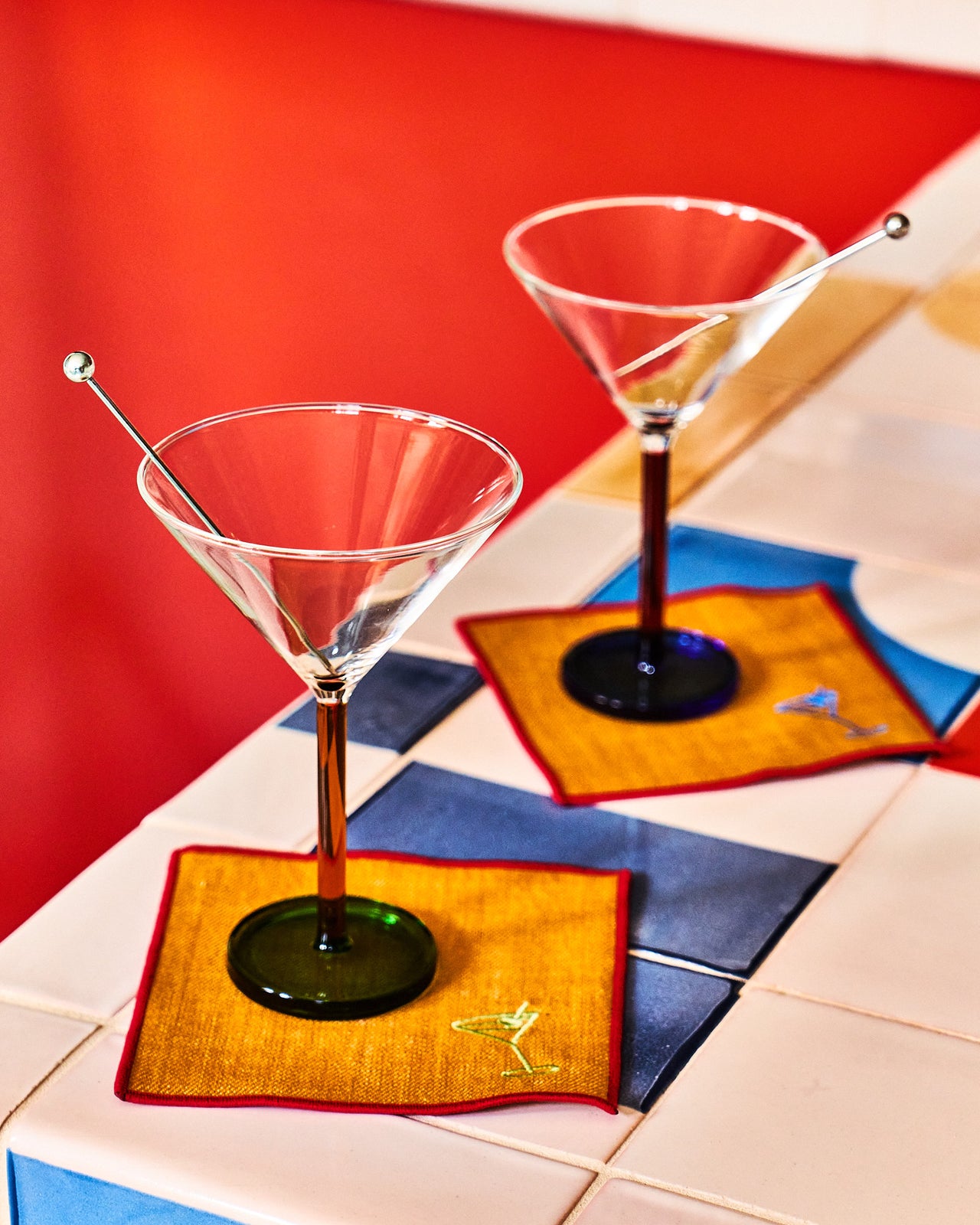 Martini Night Cocktail Napkin Set