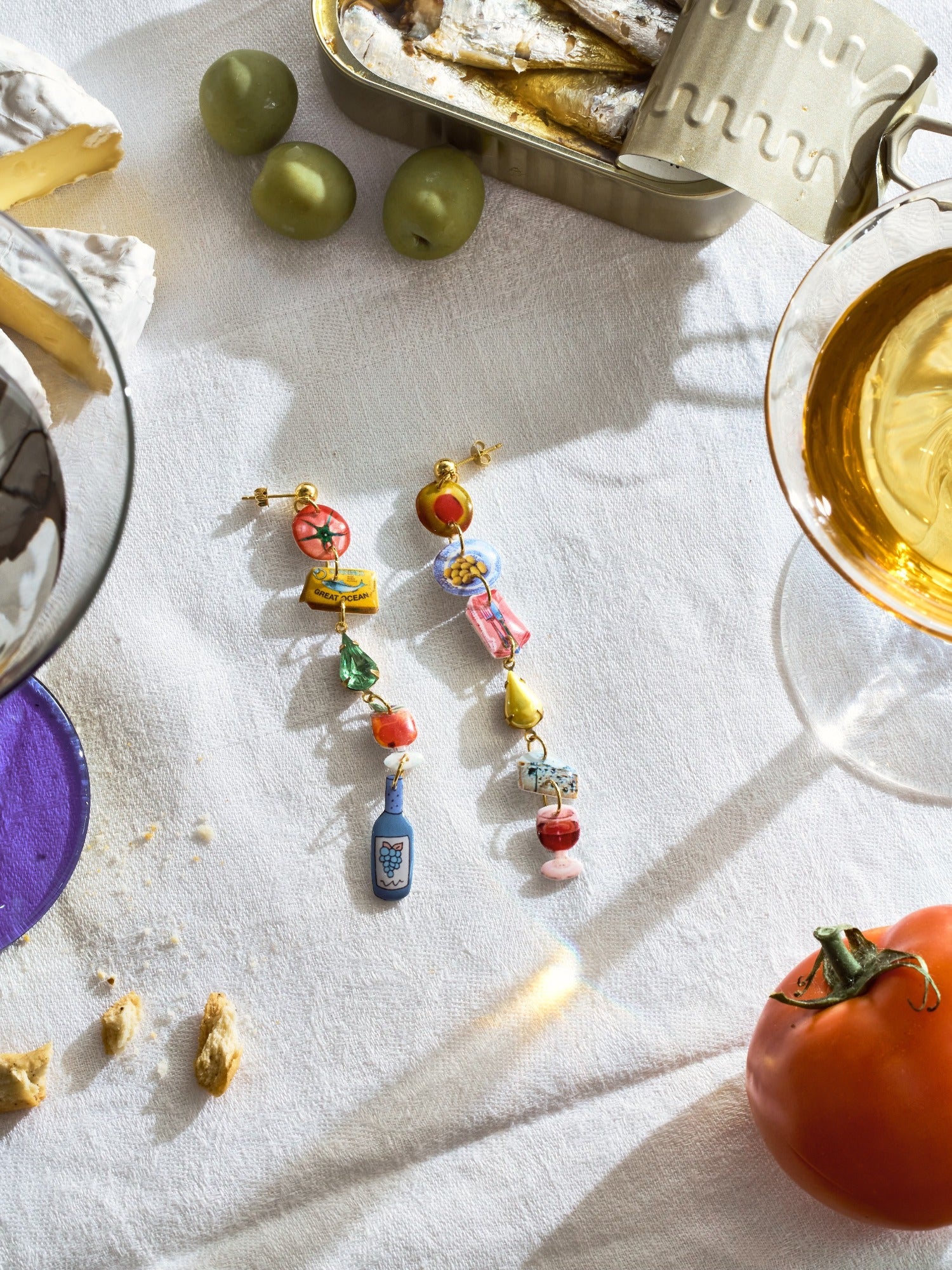 Aperitivo Hour Set - Big Night x Haricot Vert Earrings