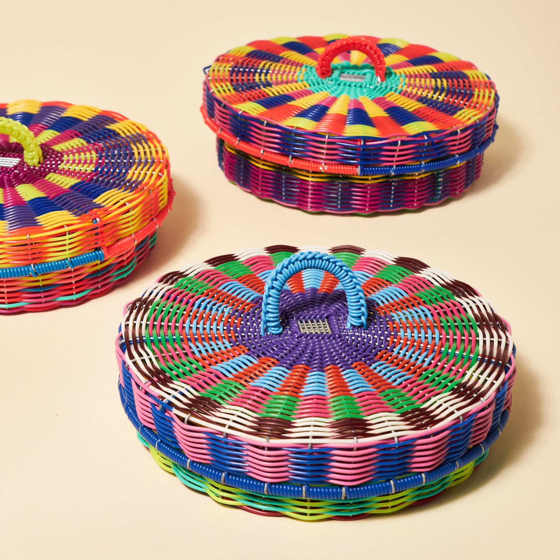 Rainbow Tortilla Basket