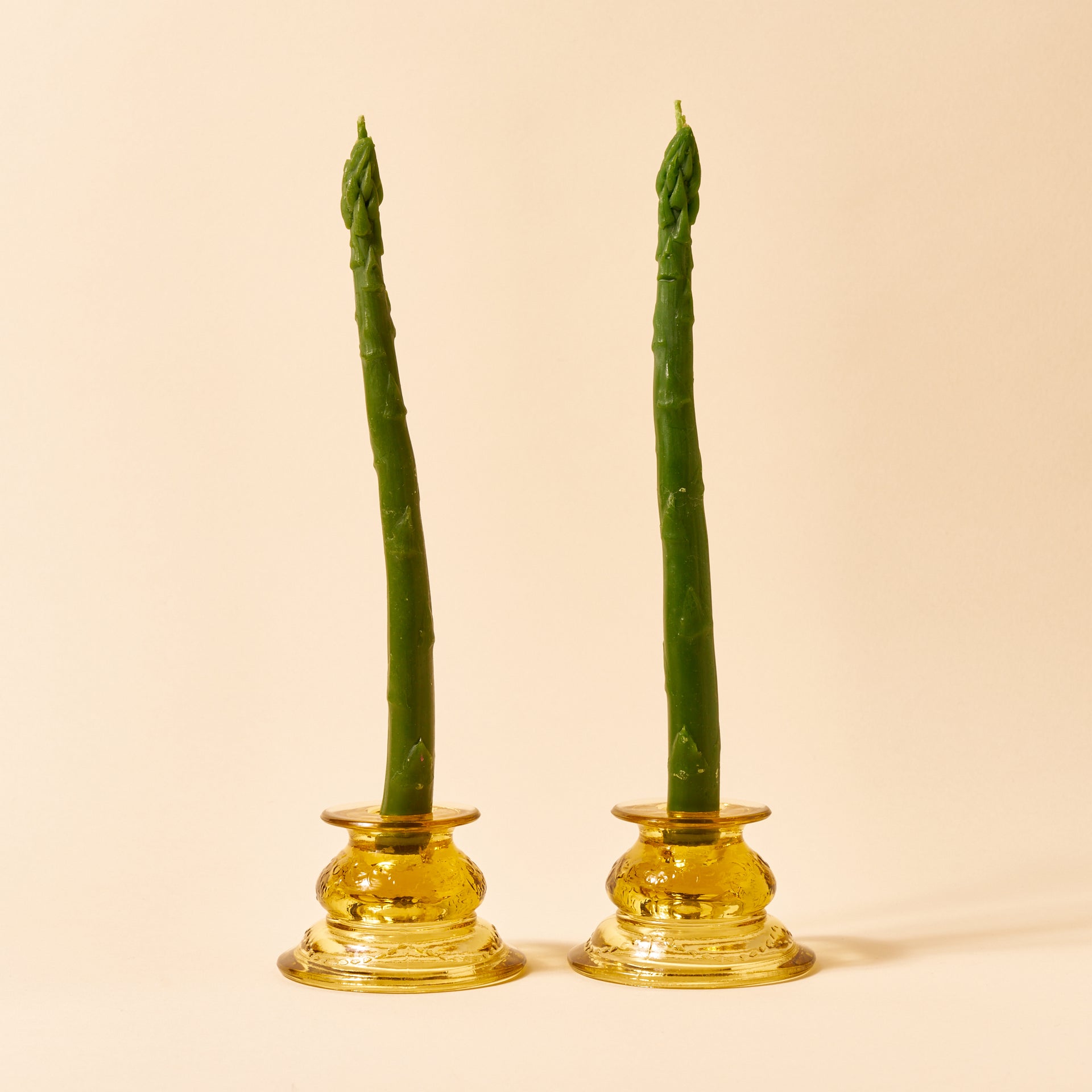 Beeswax Asparagus Tapers (Set of 2)