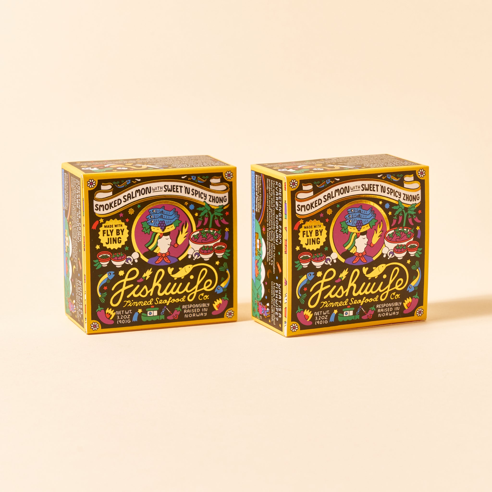 Fishwife Smoked Salmon with Fly By Jing with Zhong (Set of 2