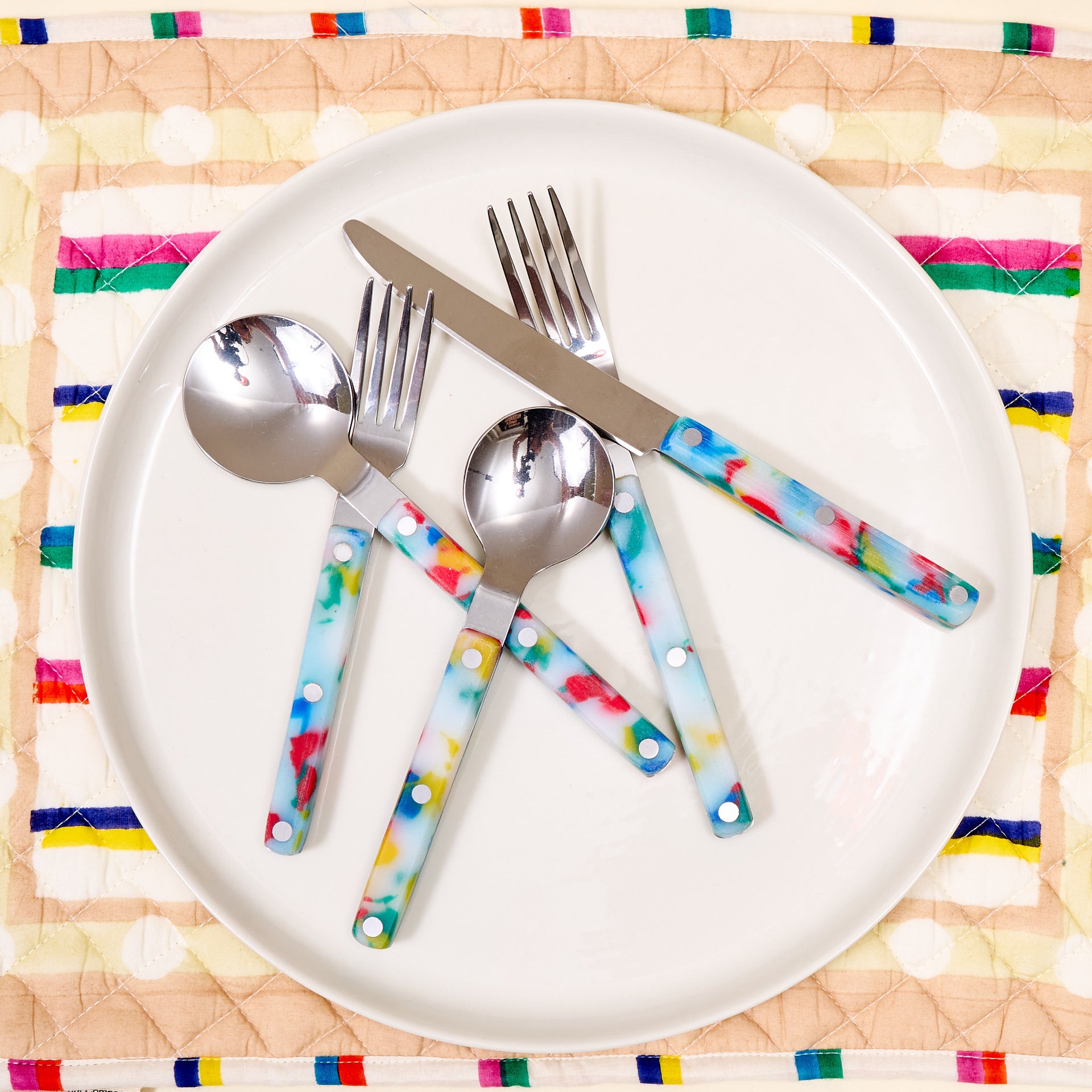 Rainbow Flatware