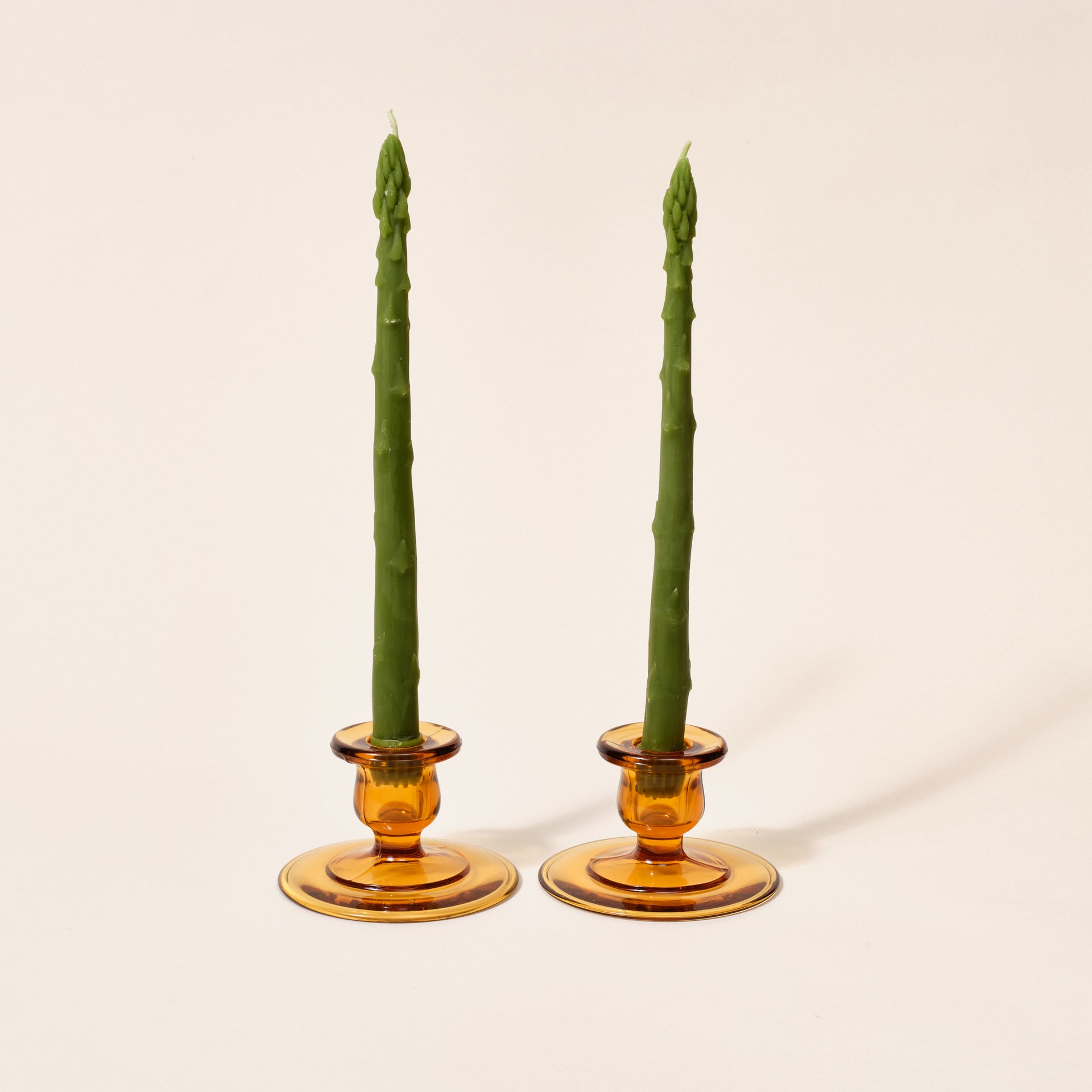 Beeswax Asparagus Tapers (Set of 2)