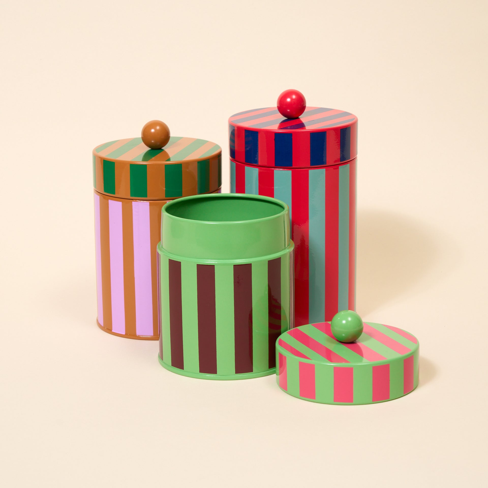 Striped Canister