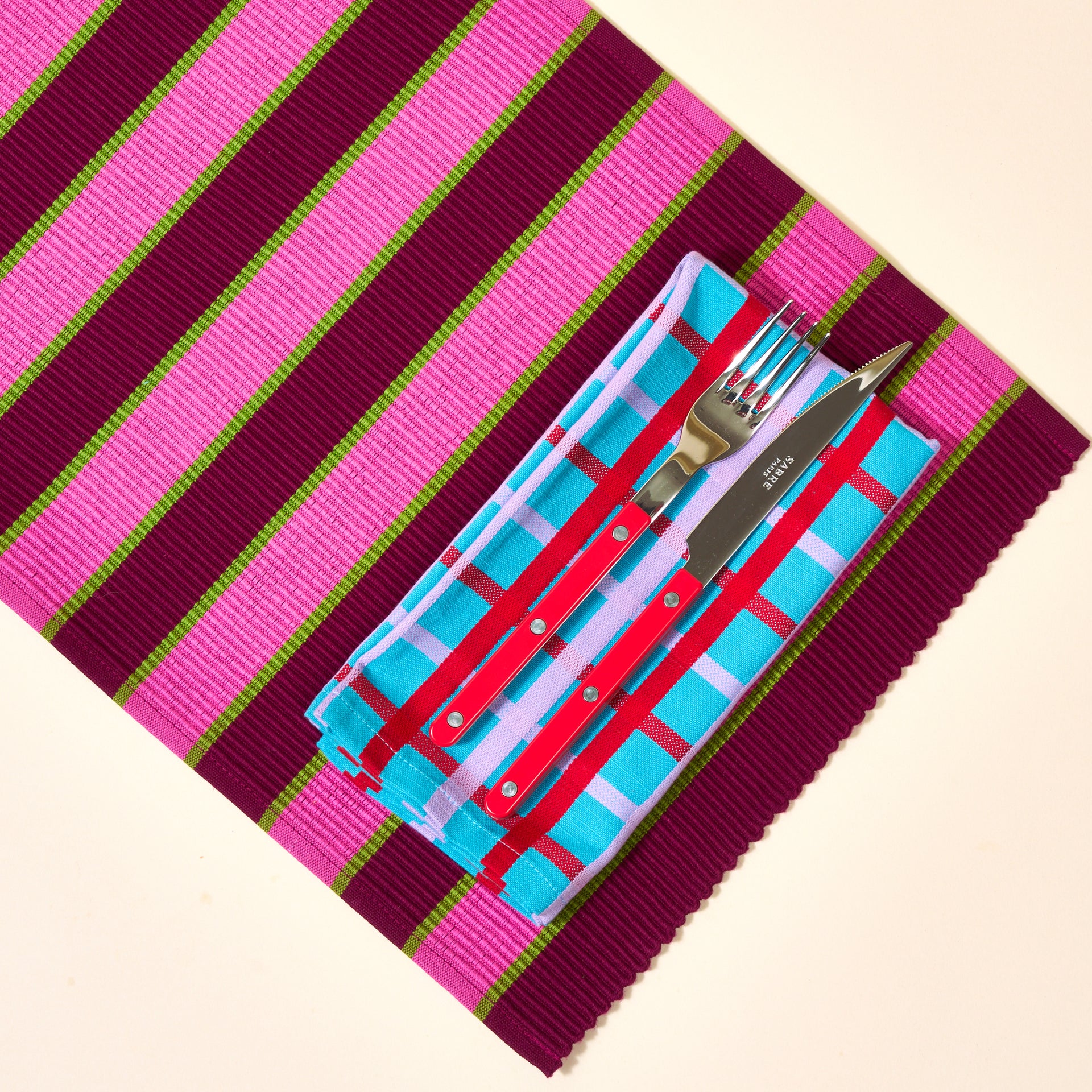 Dusen Dusen Plaid Napkin Set