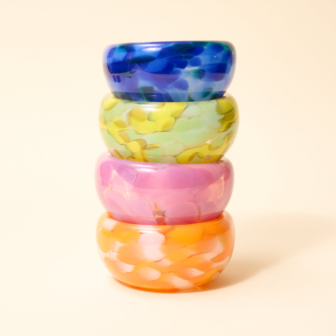 catch a wave, orange dreamsicle, pink moon, green