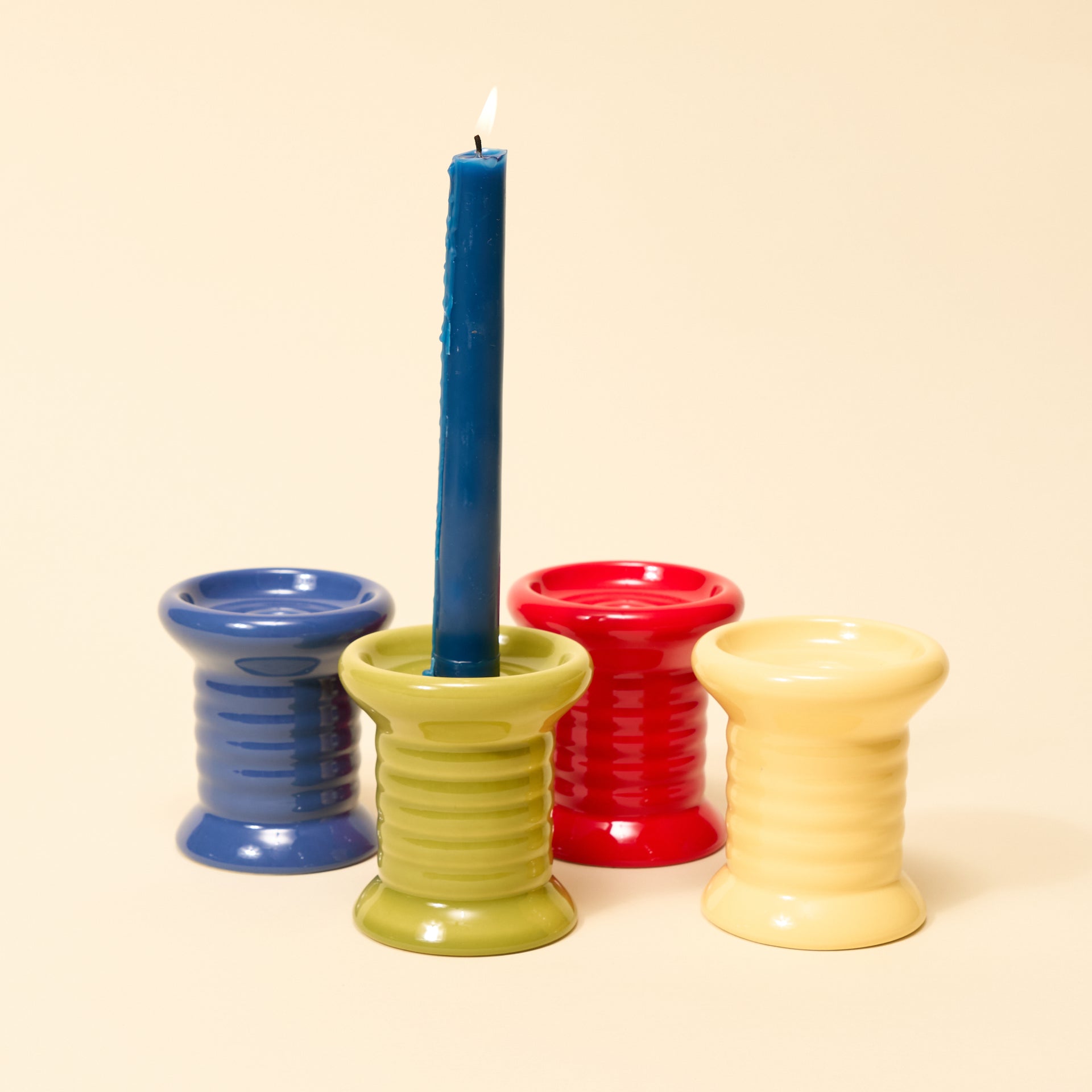 federal blue, olive, red, buttercream