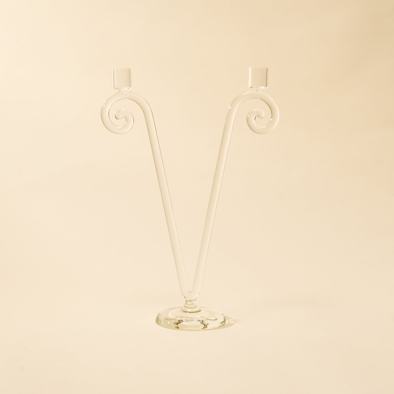 Spiral Double Candle Holder