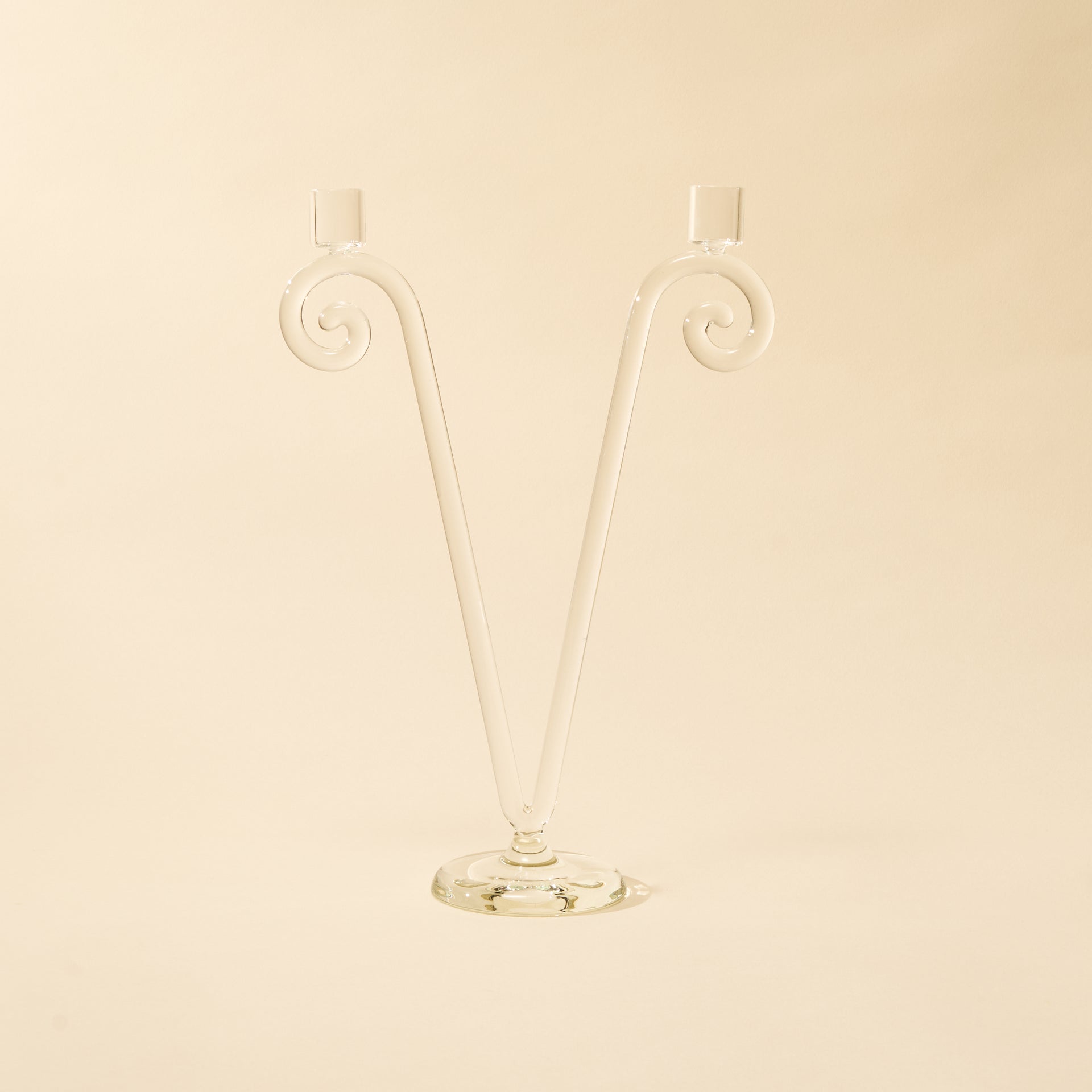 Spiral Double Candle Holder