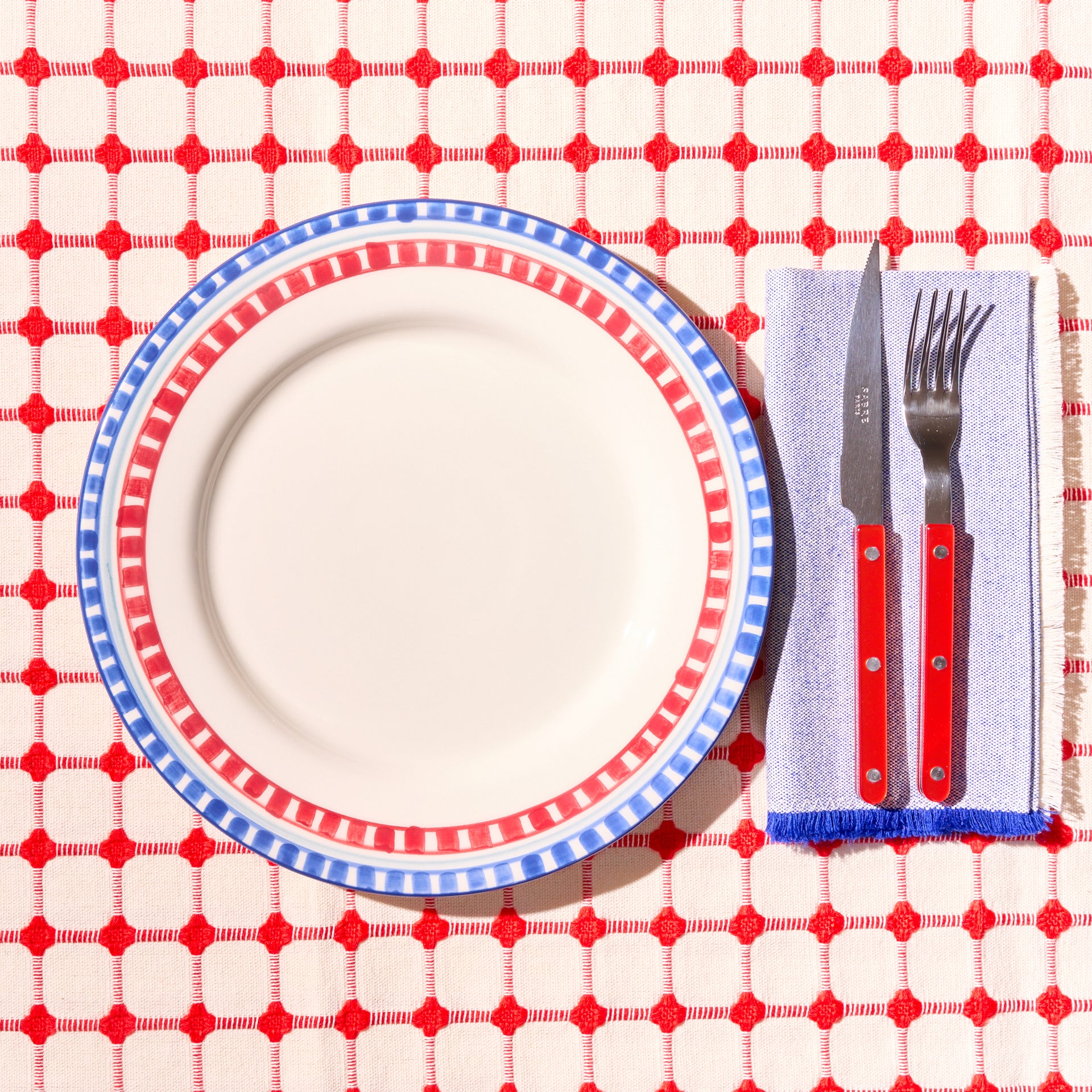 Blue Red Stripe