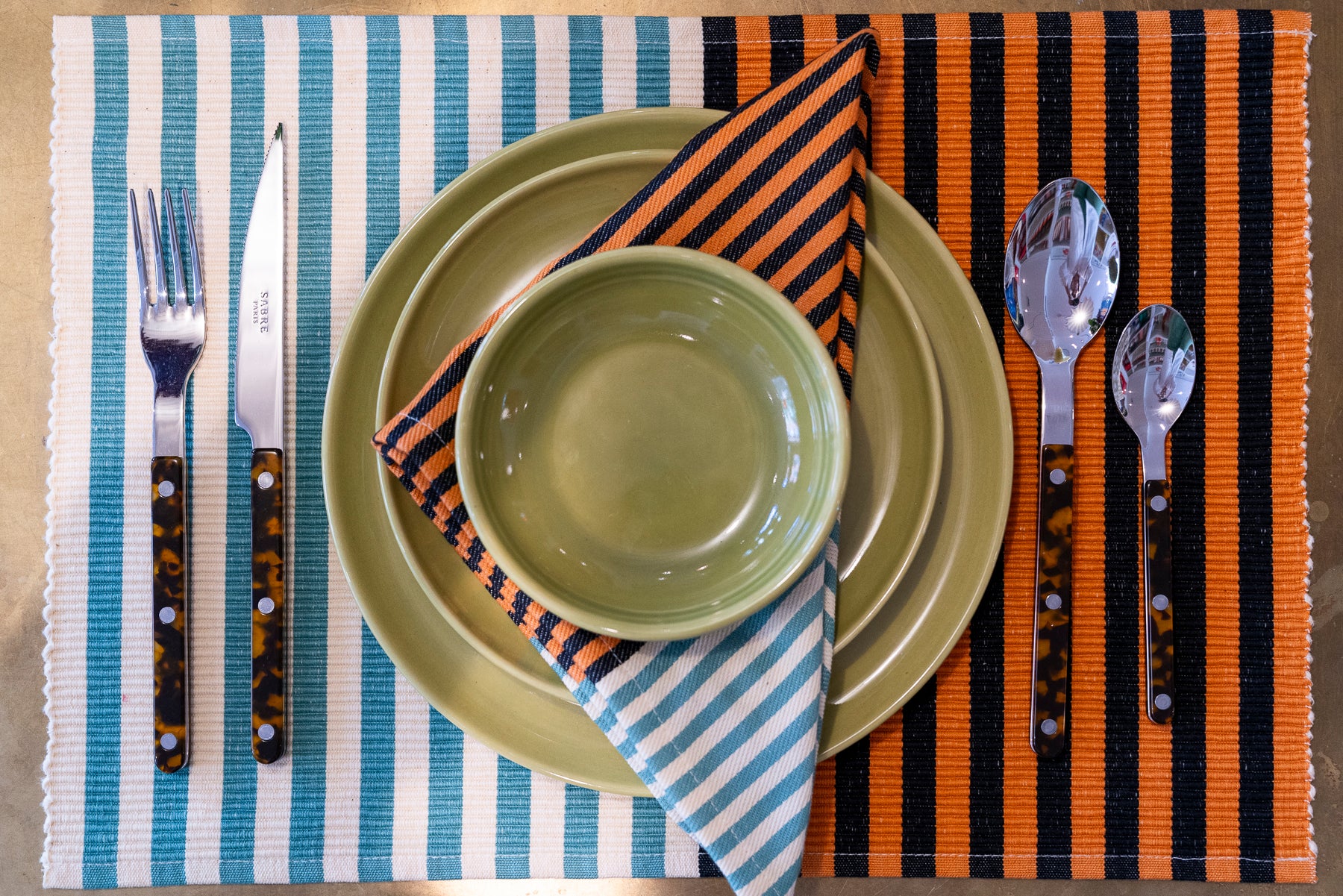Dual Stripe Placemat Set
