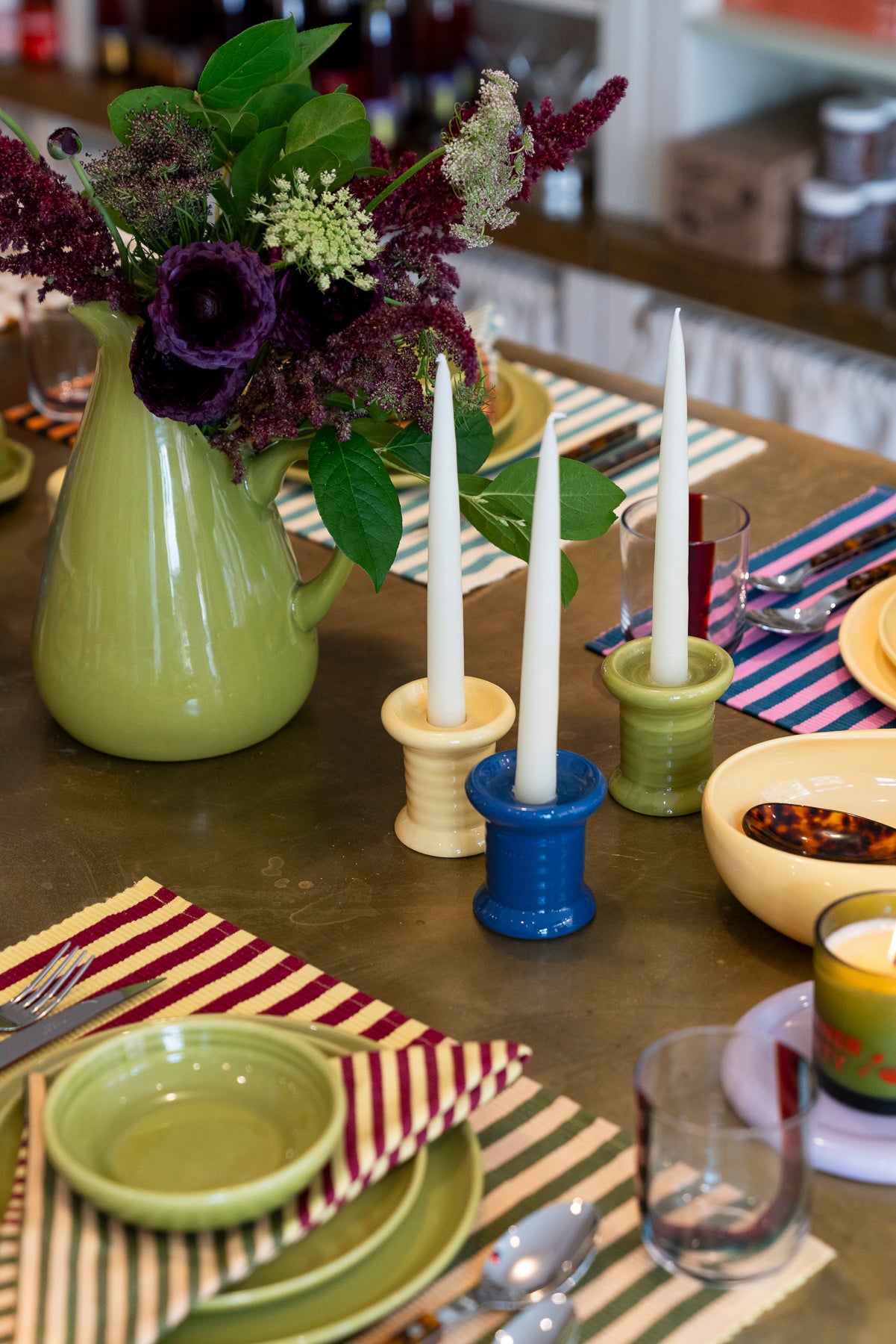 Dual Stripe Placemat Set