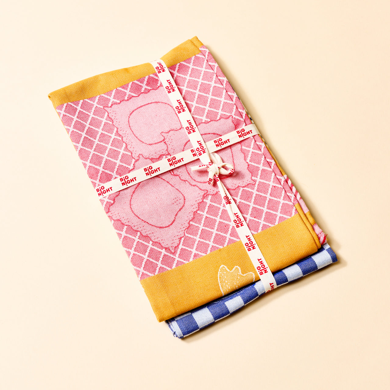 Pasta & Sardine Dish Towel Duo