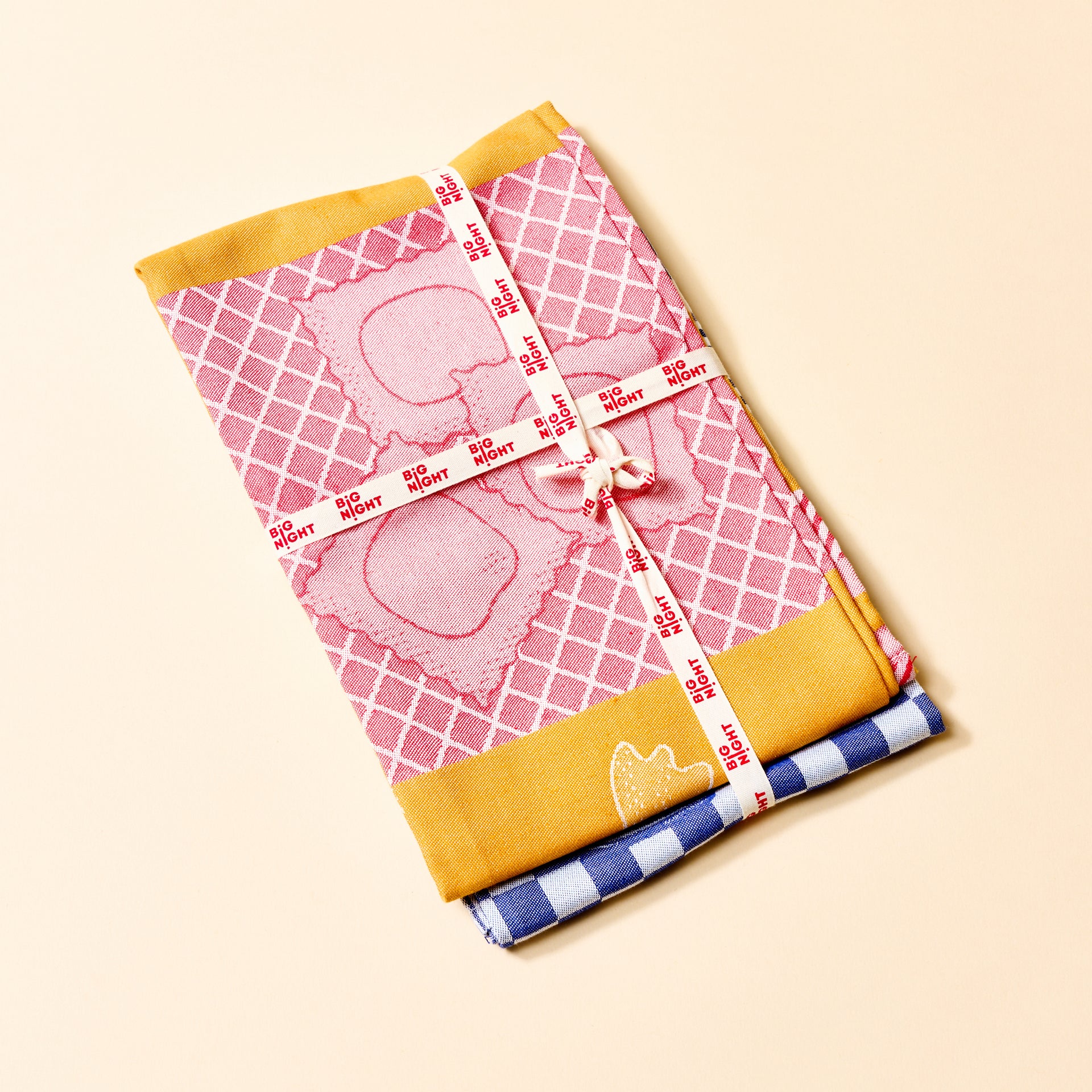 Pasta & Sardine Dish Towel Duo