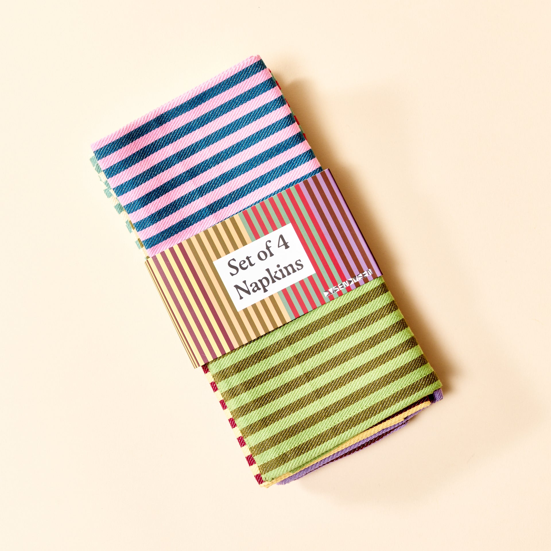 Dual Stripe Napkin Set