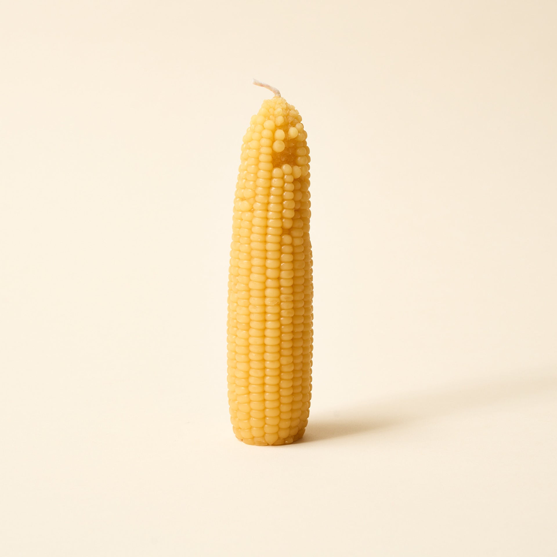 Beeswax Corn Candle