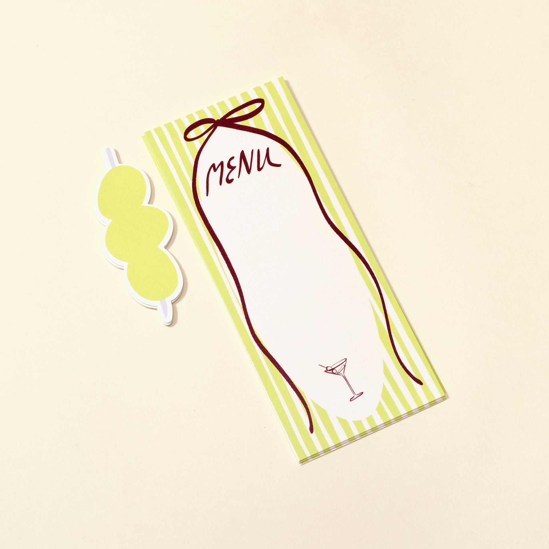 Olive Menu & Place Card Set