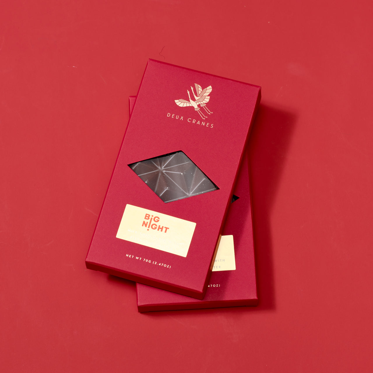 milk chocolate with pistachio glitter