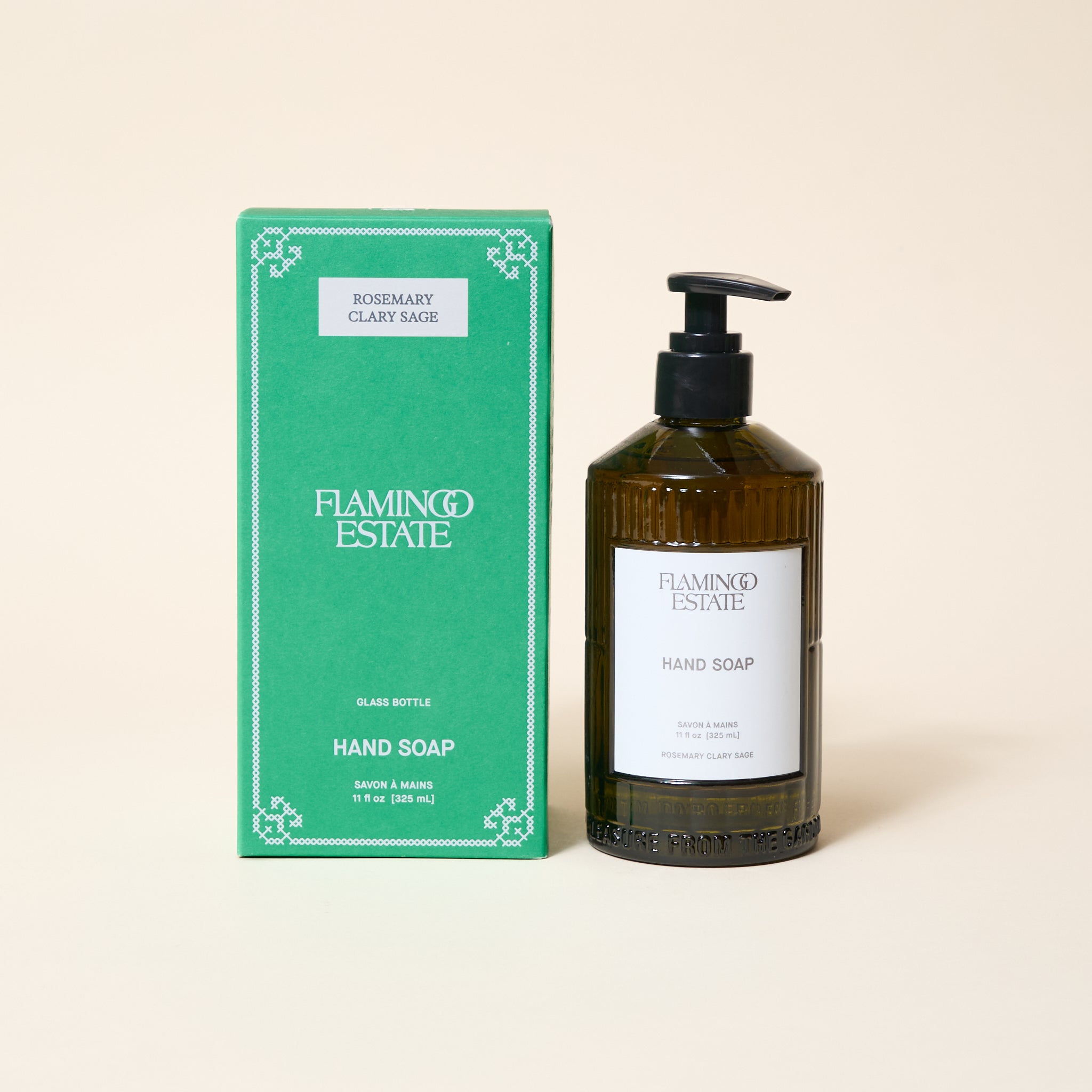 Rosemary Clary Sage Glass Hand Soap