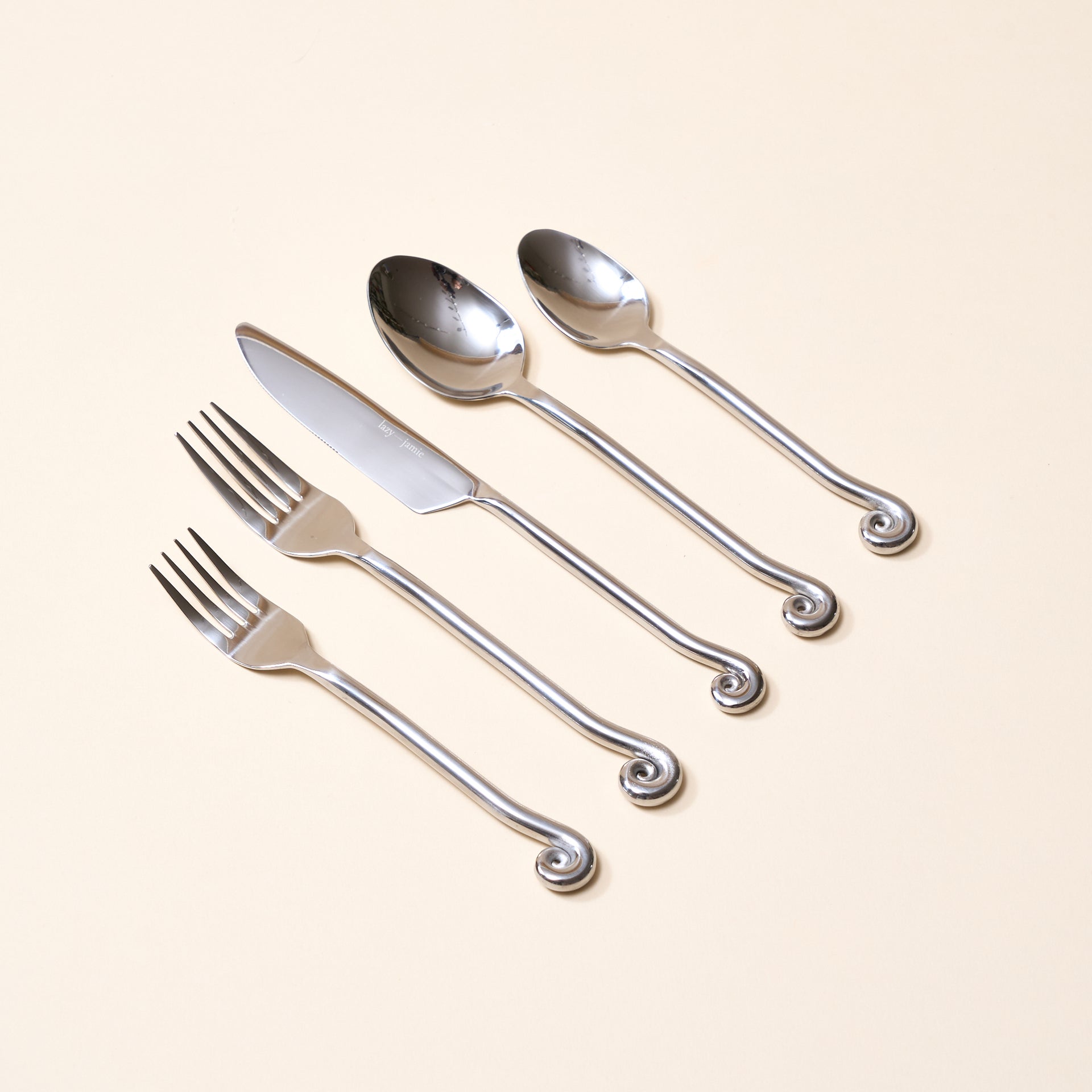 Upward Spiral Flatware Set