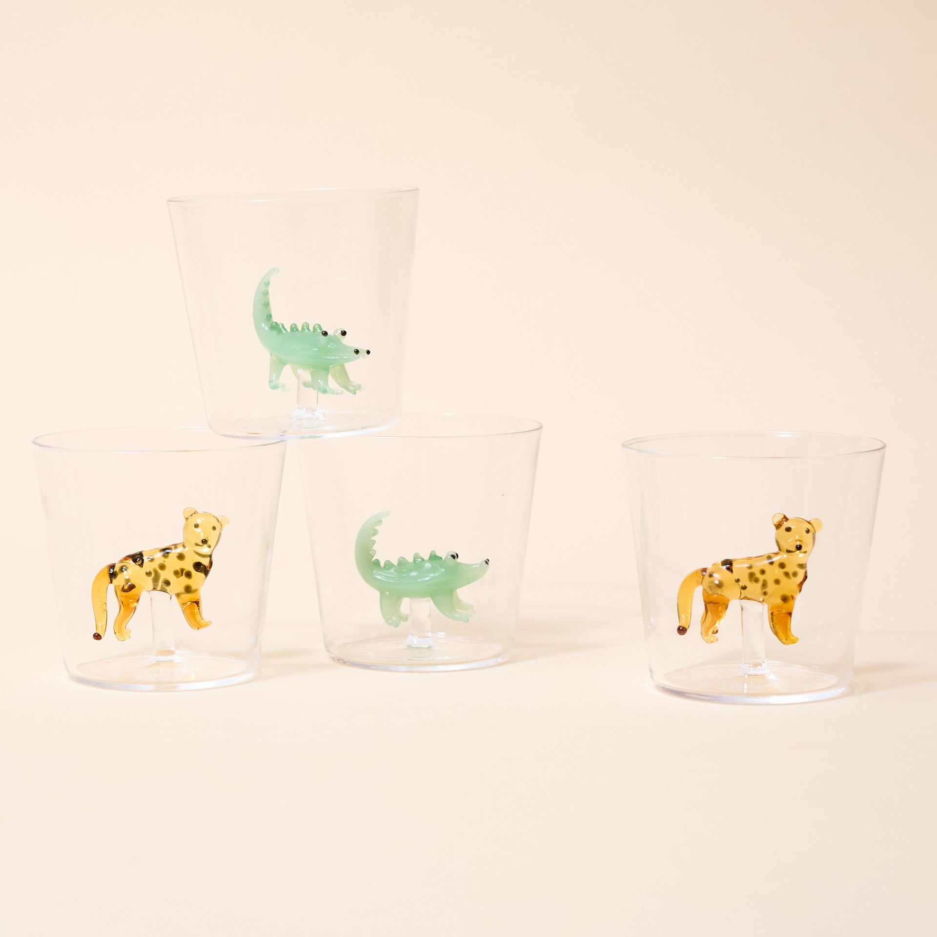 Cheetah, crocodile