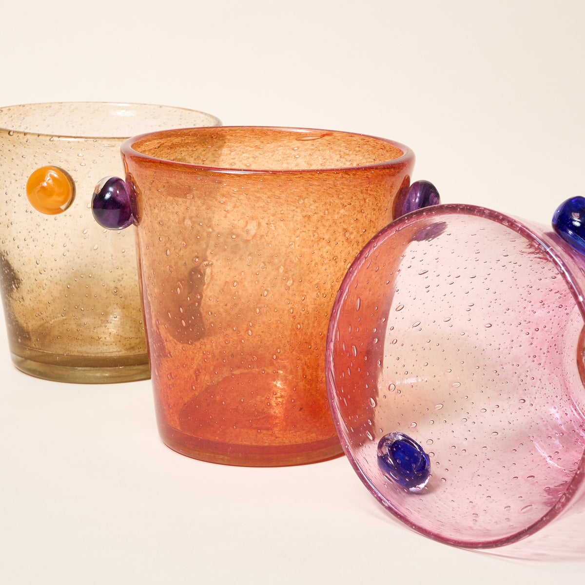 Gold/Orange, Orange/Purple, Pink/Blue